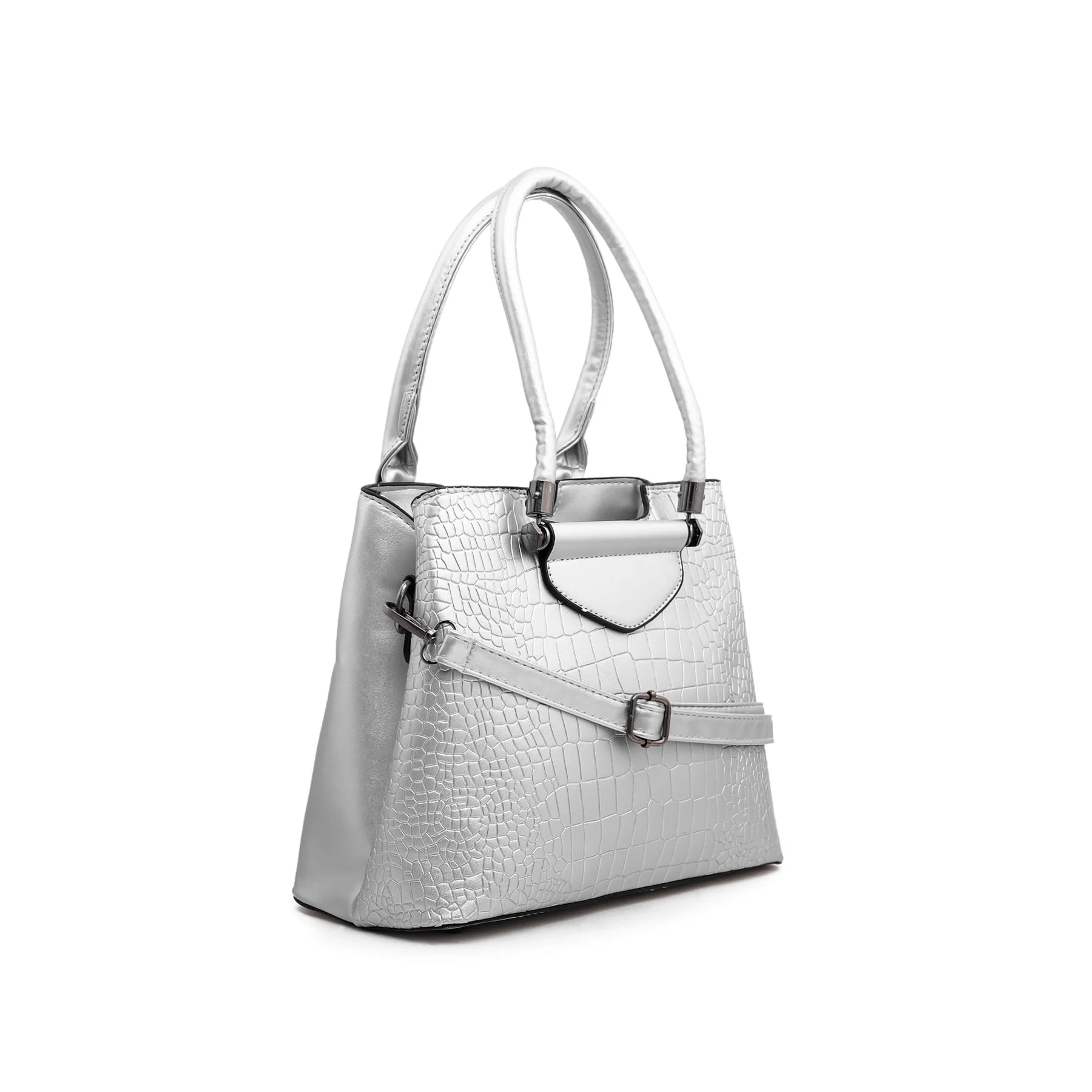 Silver Formal Hand Bag P35892 - Image 2