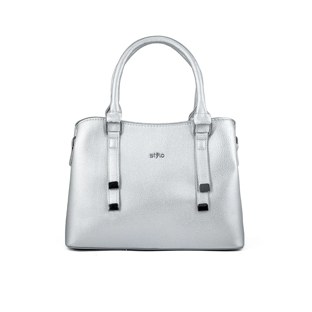 Silver Formal Hand Bag P36236 - Image 2