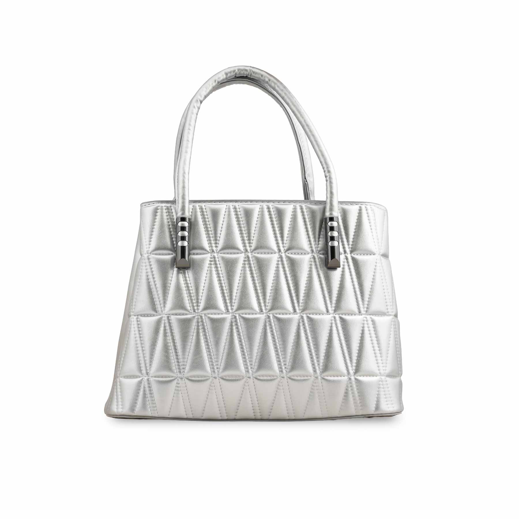 Silver Formal Hand Bag P36245 - Image 2