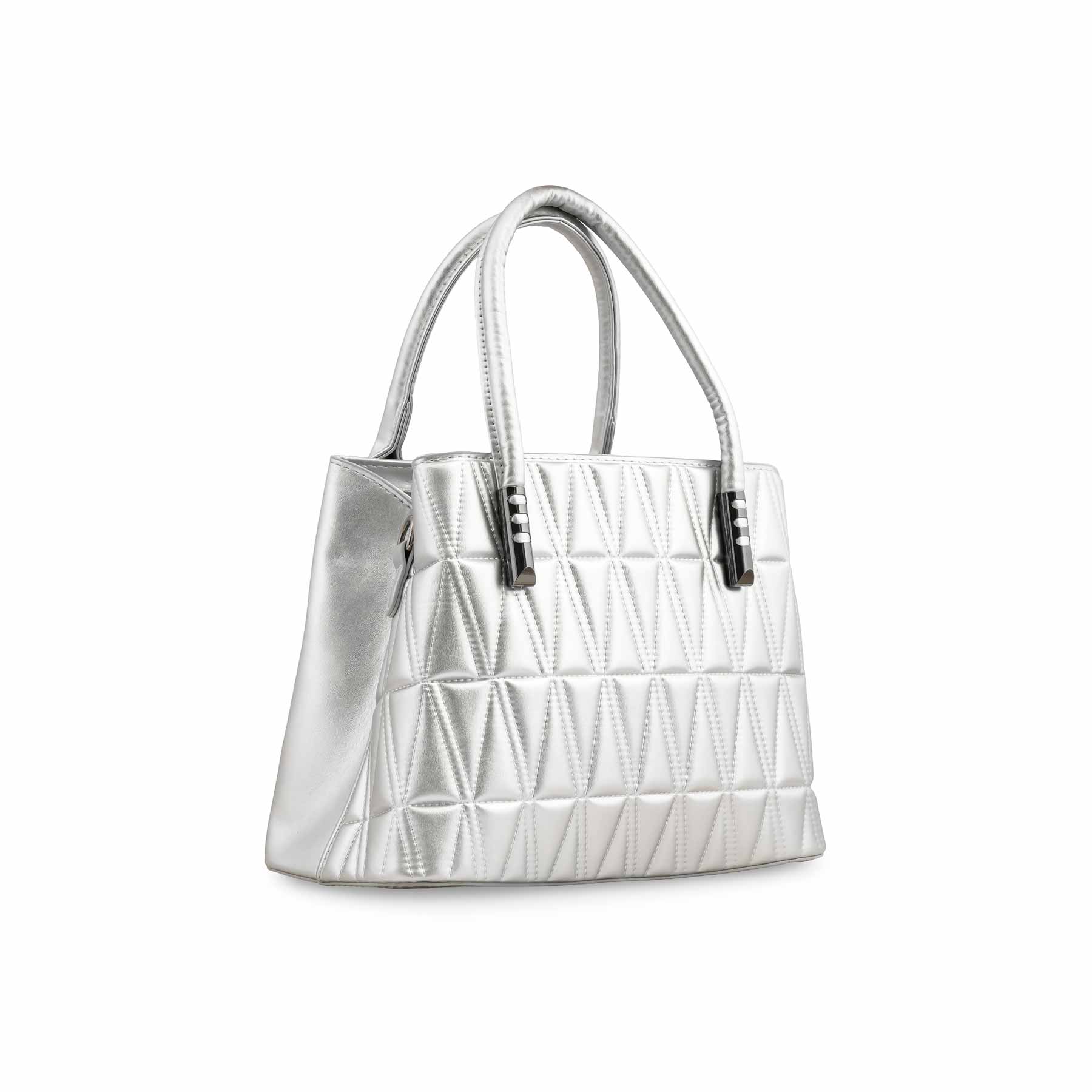 Silver Formal Hand Bag P36245 - Image 3