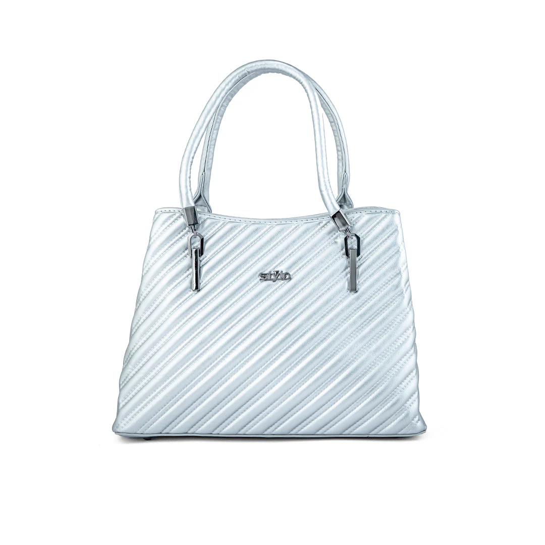 Silver Formal Hand Bag P36247 - Image 2
