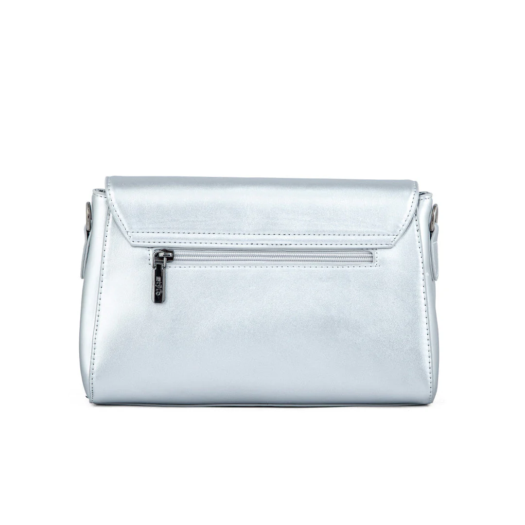 Silver Formal Hand Bag P36252 - Image 4