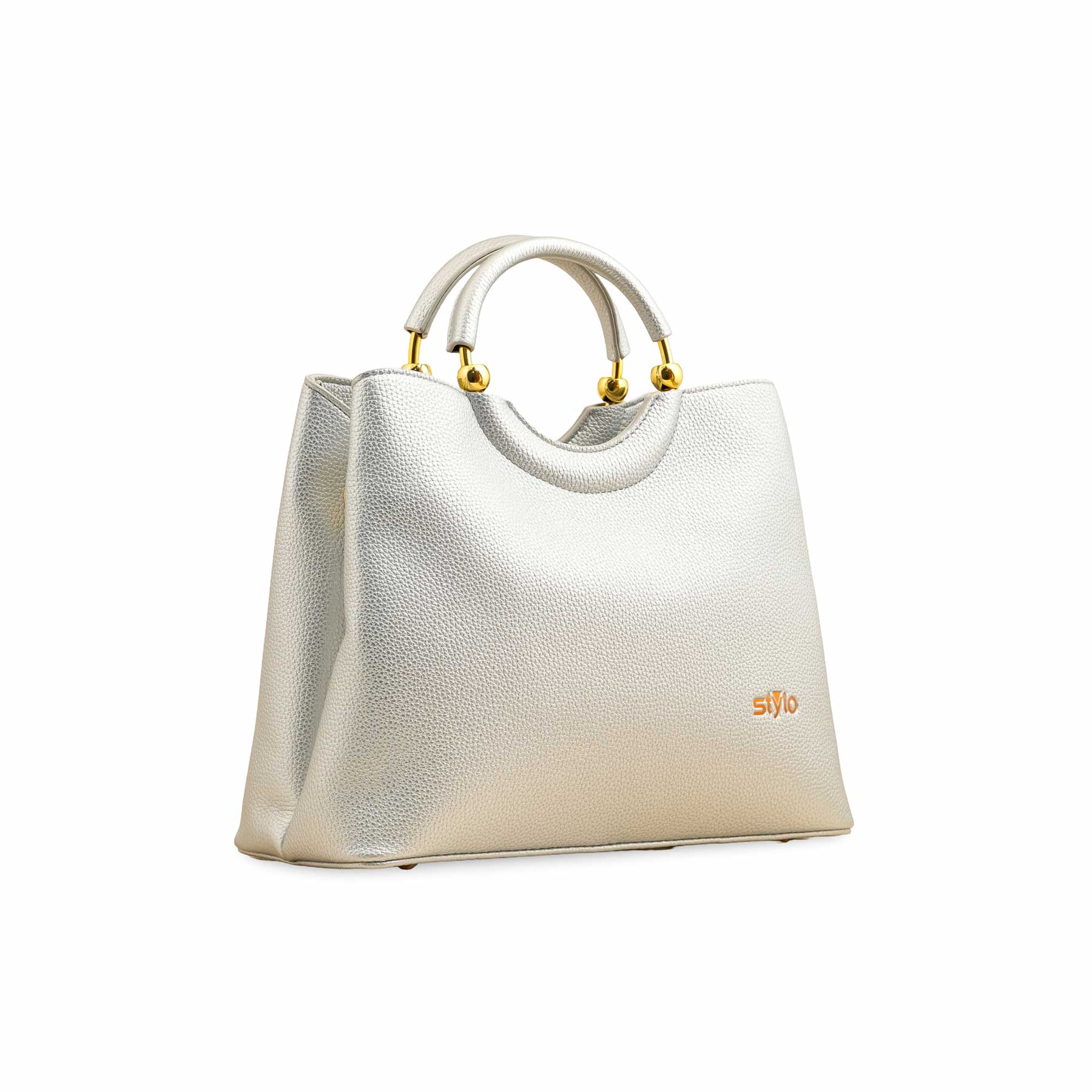 Silver Formal Hand Bag P36385 - Image 3