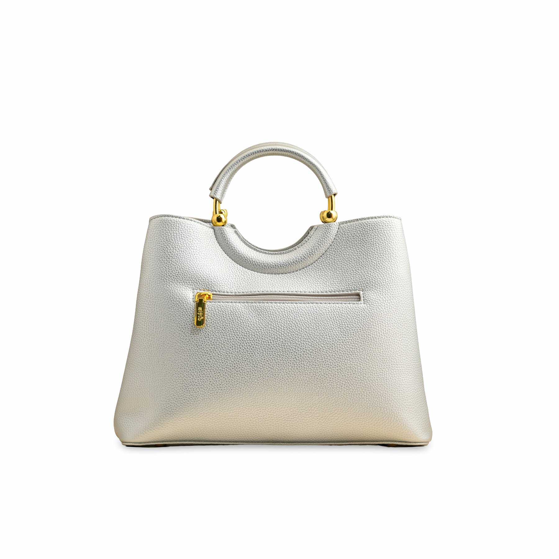 Silver Formal Hand Bag P36385 - Image 4