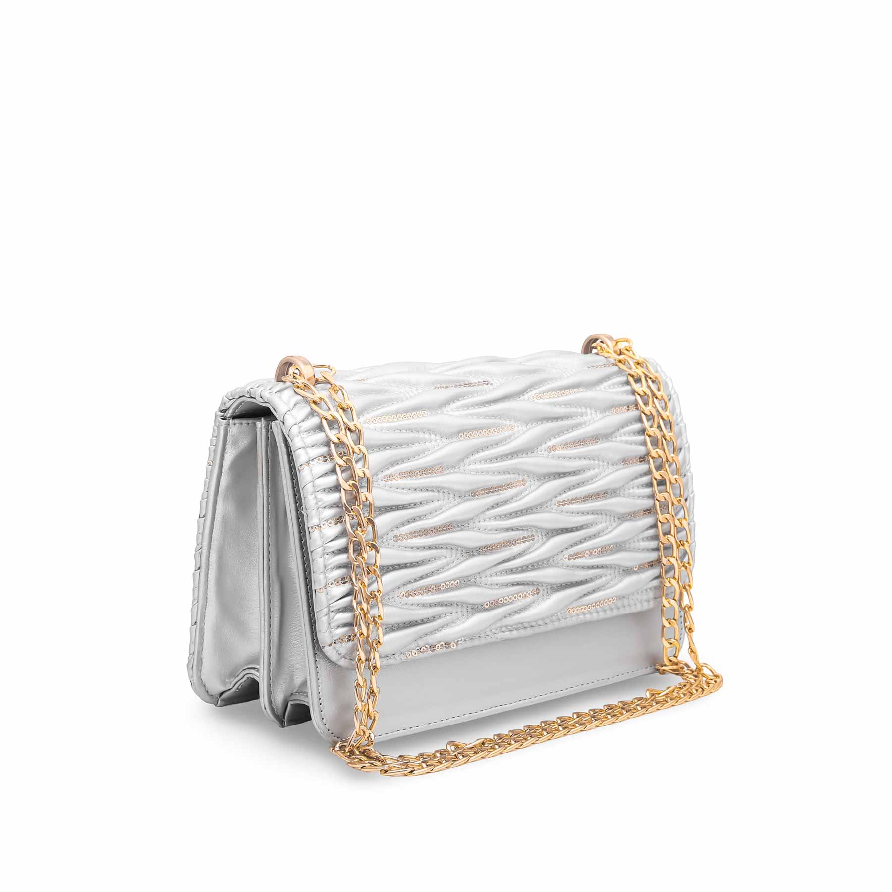 Silver Formal Hand Bag P55567 - Image 2