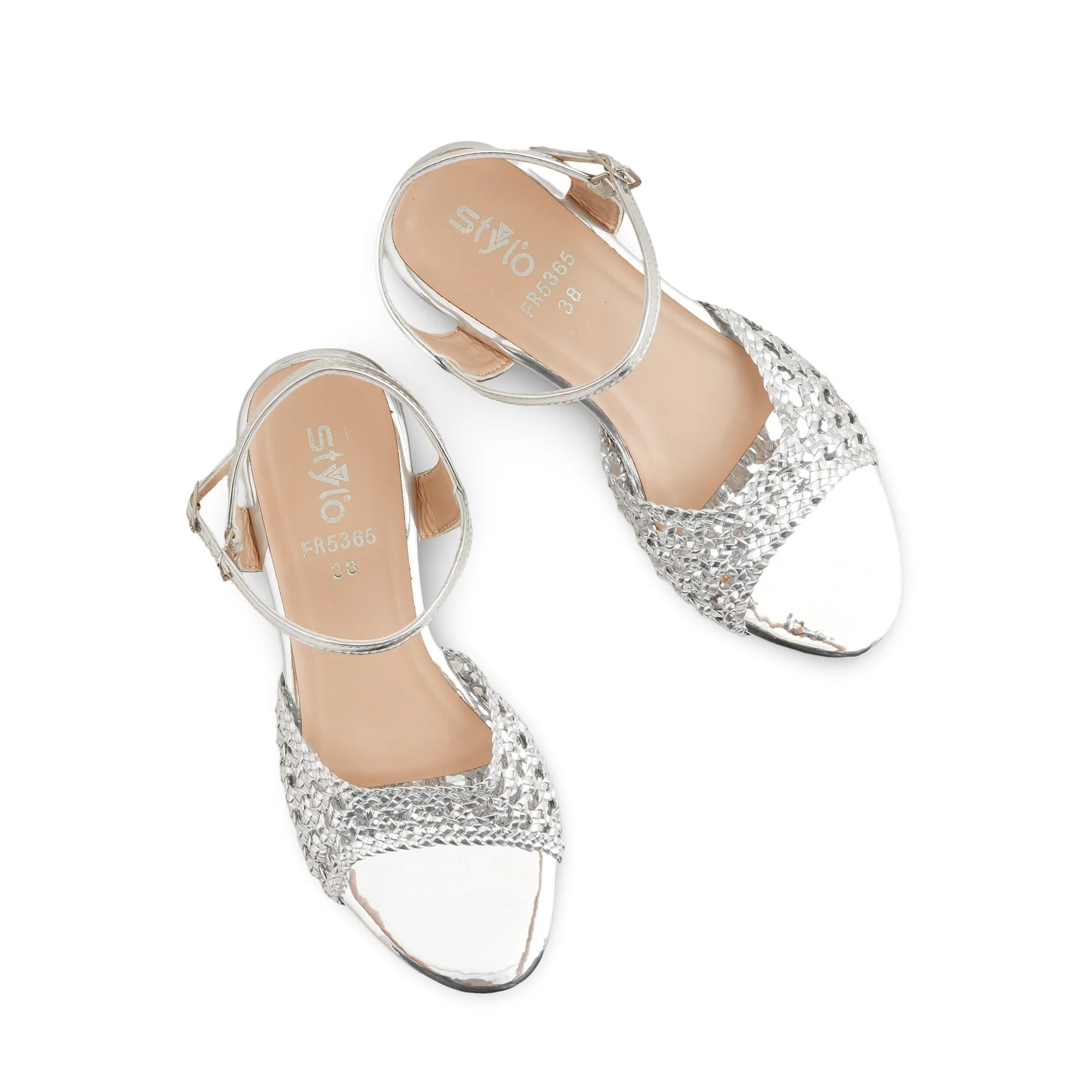 Silver Formal Sandal FR5365 - Image 5