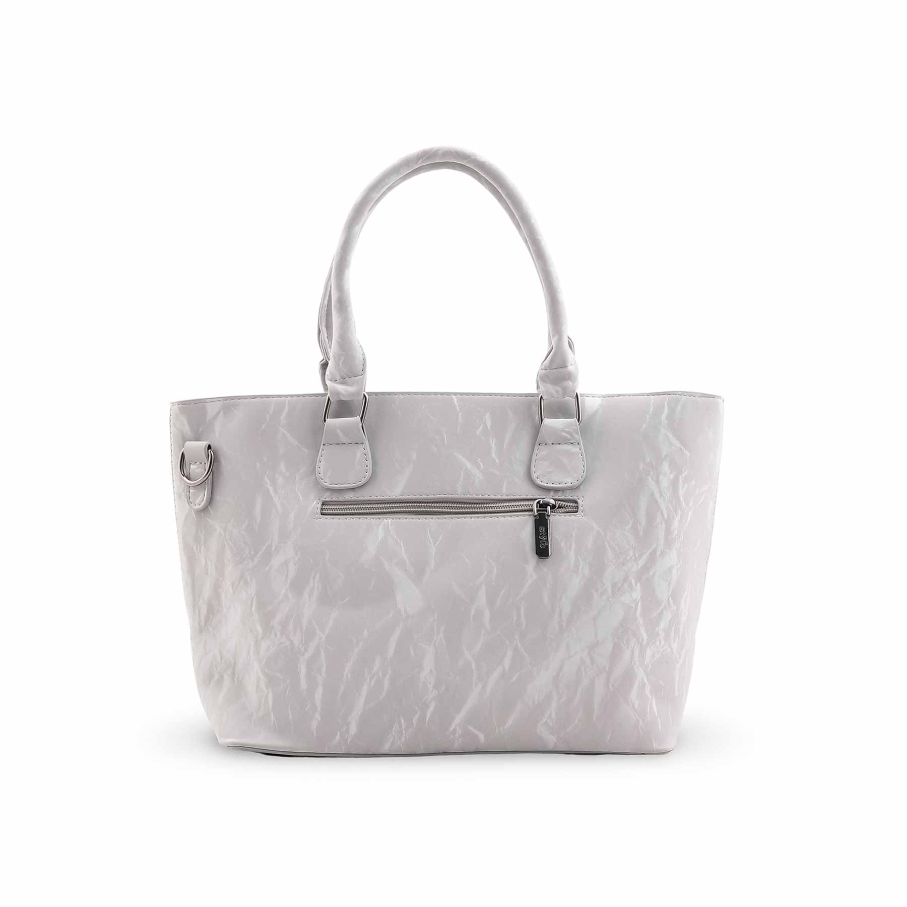 Silver Formal Shoulder Bag For Women P36455 - Image 4