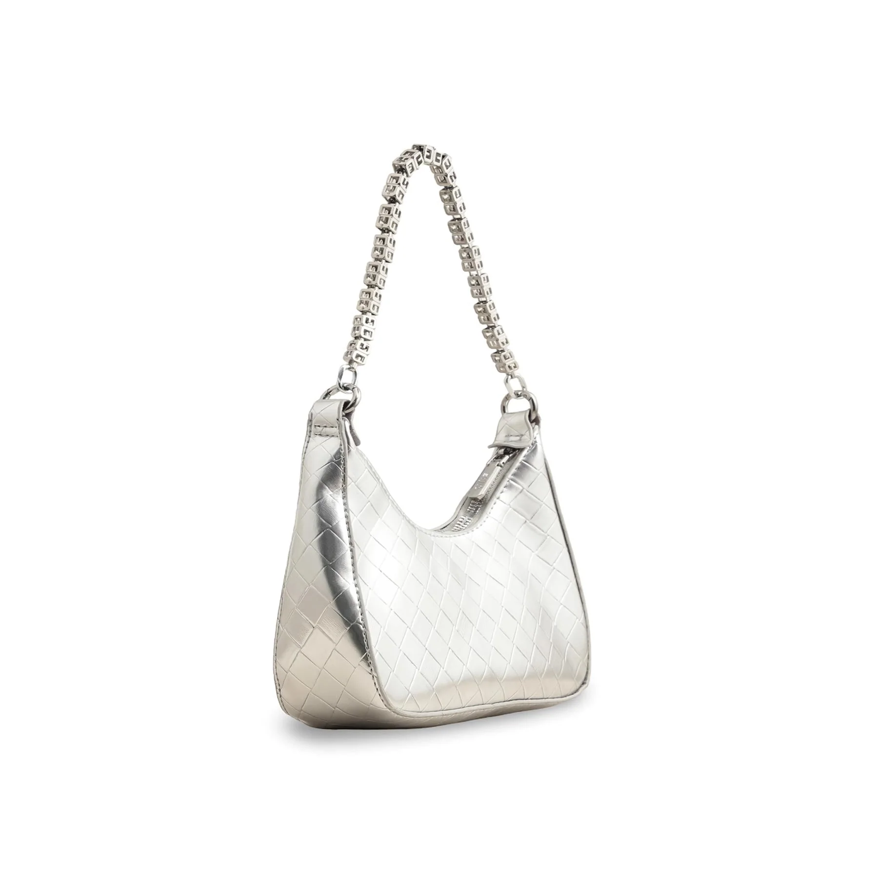 Silver Formal Shoulder Bag P24142 - Image 3