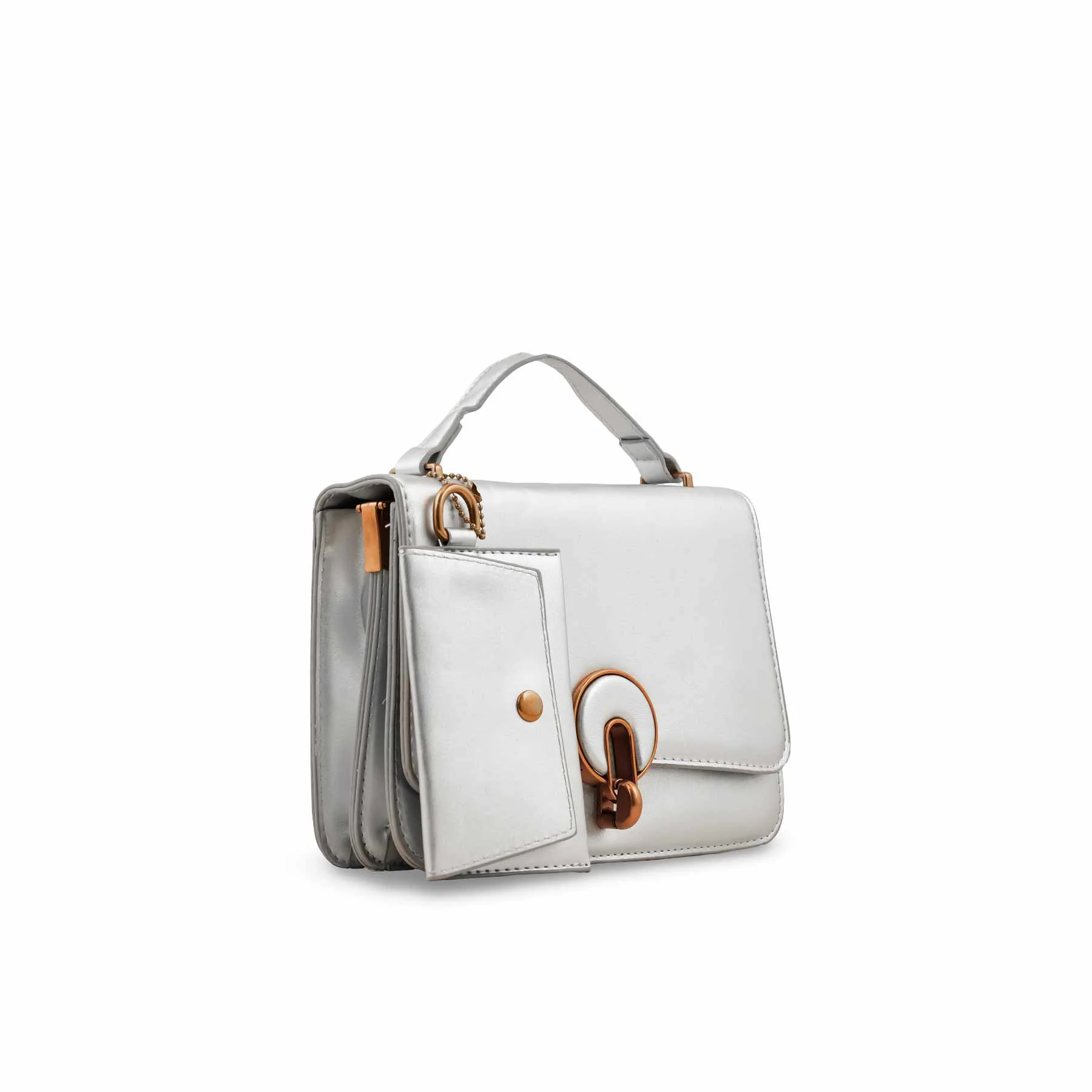 Silver Formal Shoulder Bag P36141 - Image 3