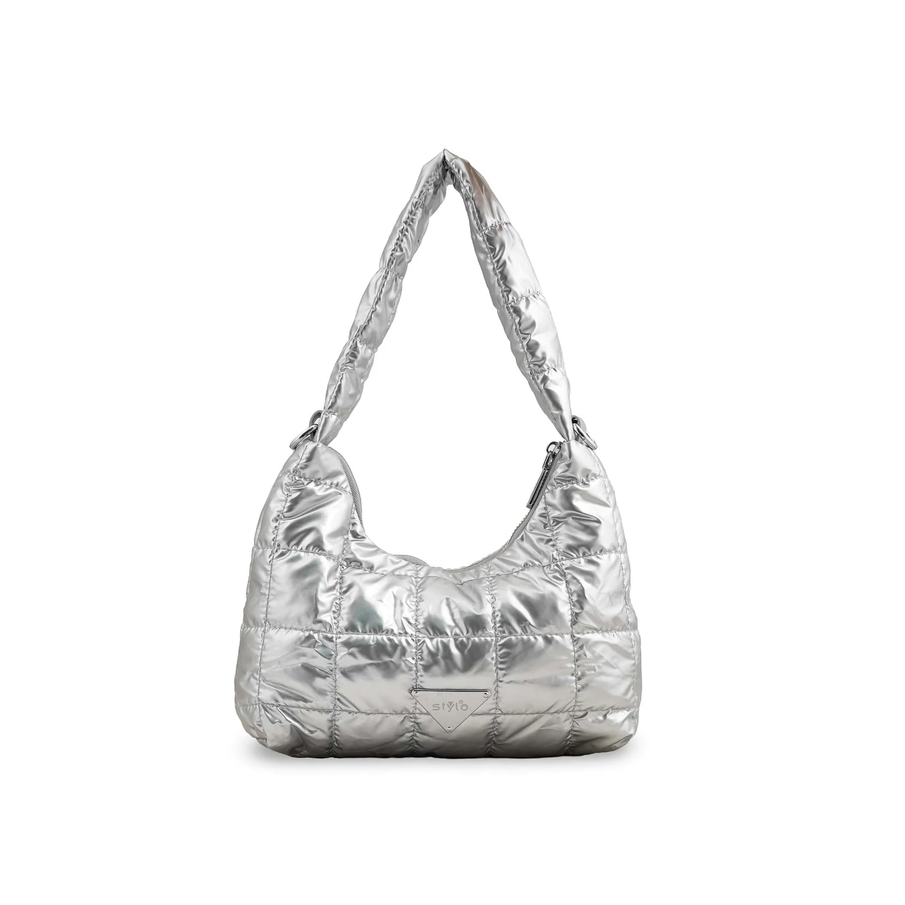 Silver Formal Shoulder Bag P36319 - Image 2