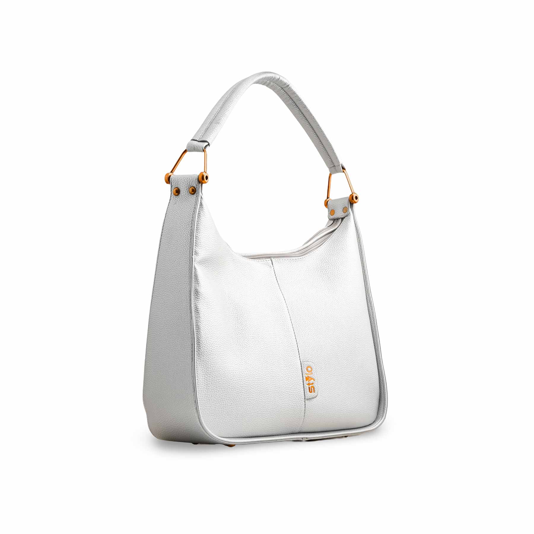Silver Formal Shoulder Bag P36383 - Image 3