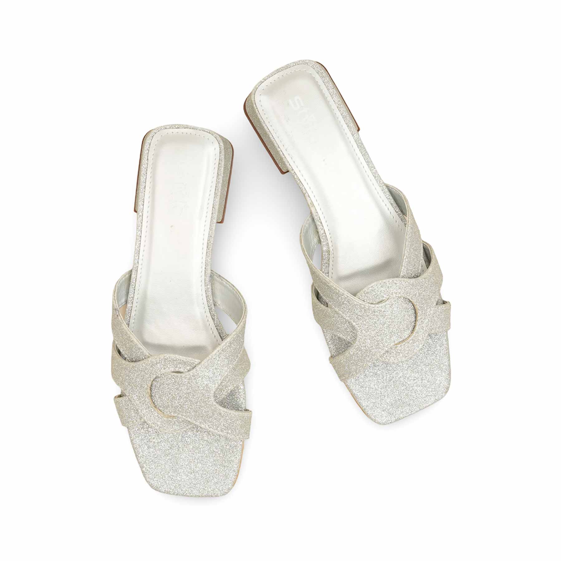 Silver Formal Slipper For Women FRS003 - Image 5