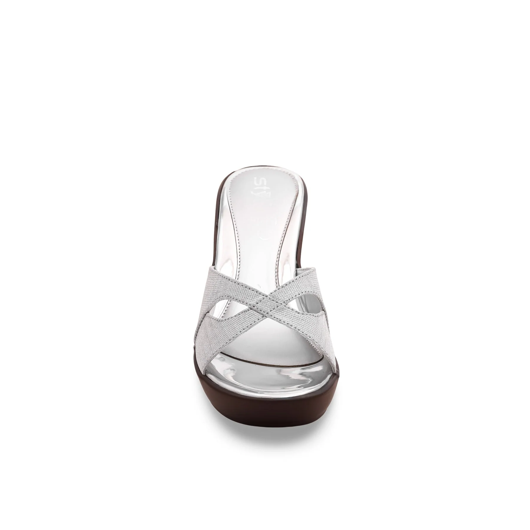 Silver Formal Slipper PU0051 - Image 3