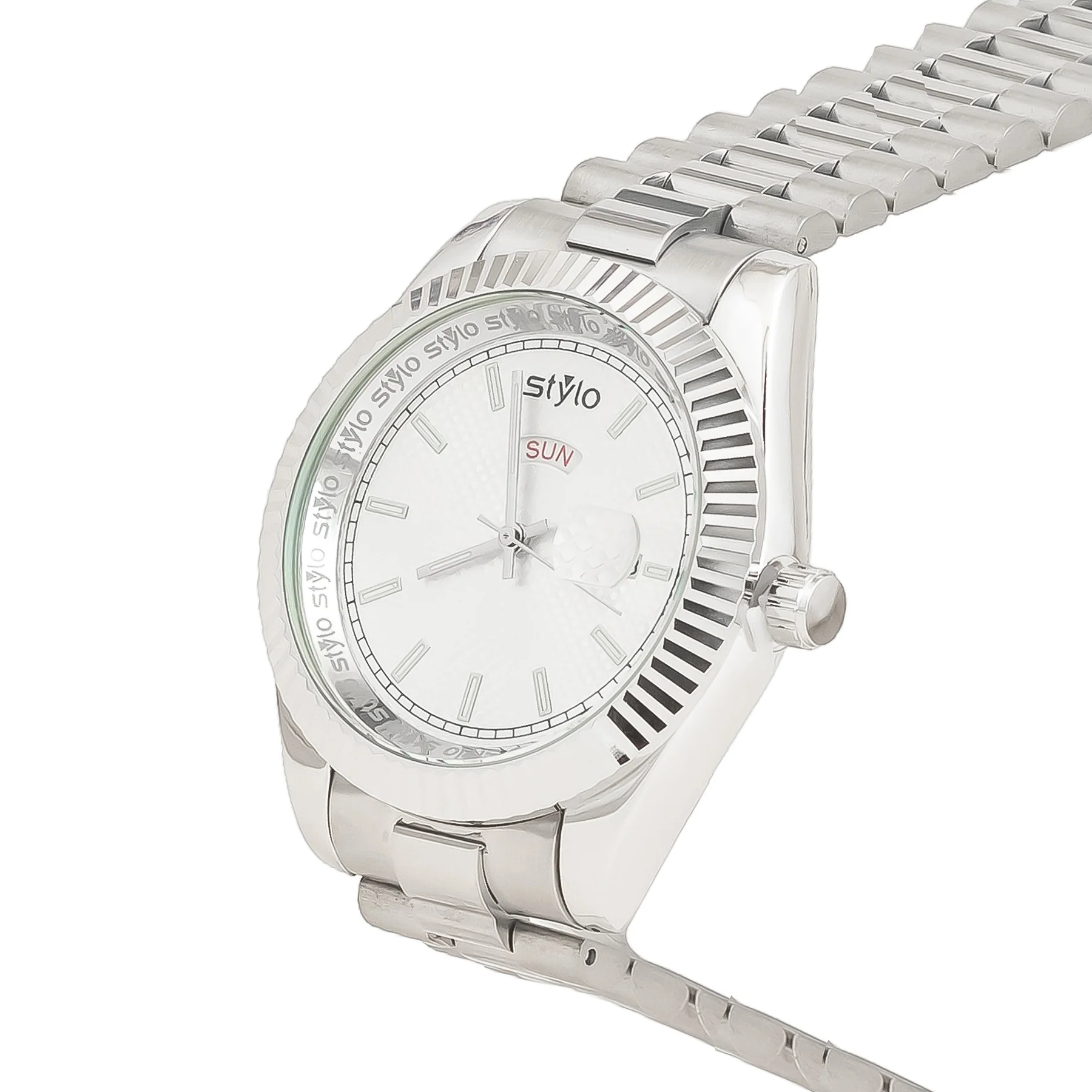 SILVER GENTS WATCH J33921 - Image 2