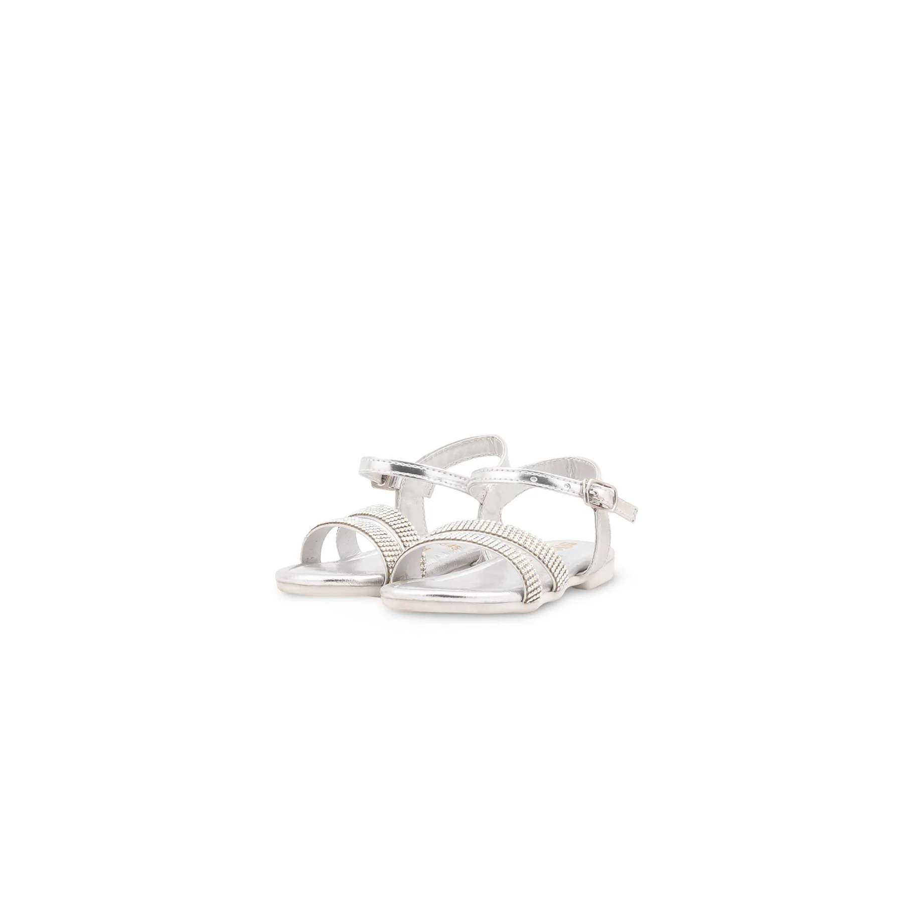 Silver Girls Fancy Sandal KD5845 - Image 3