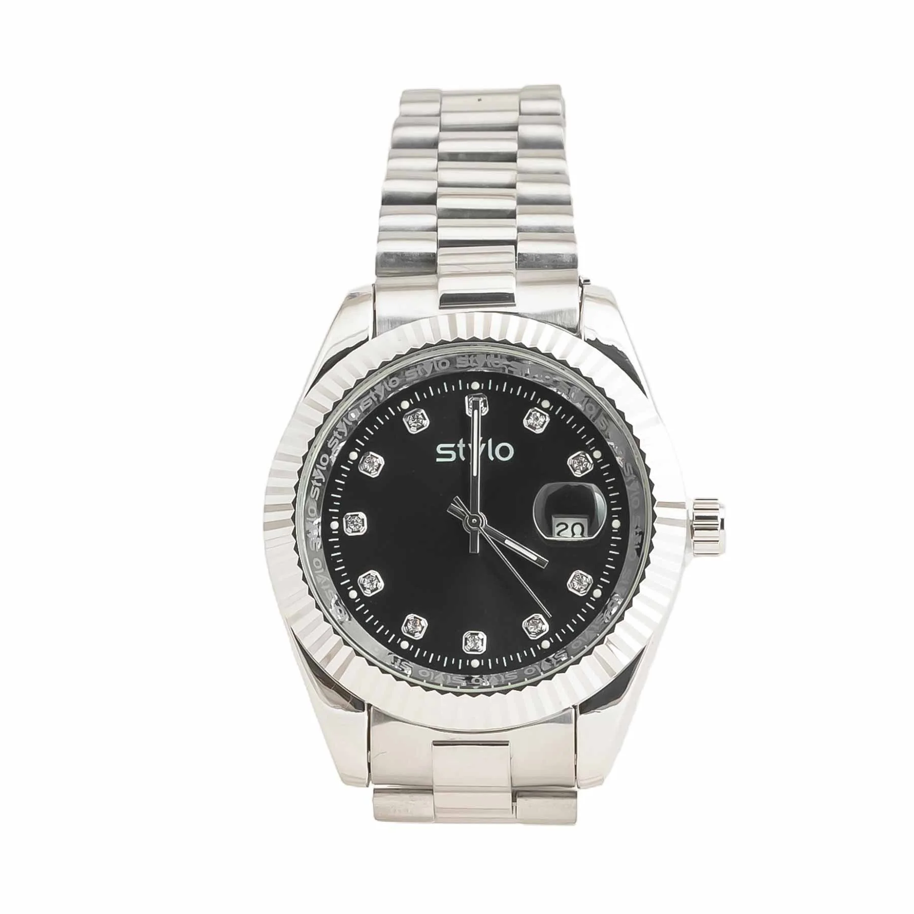SILVER GENTS WATCH J33917 - Image 2