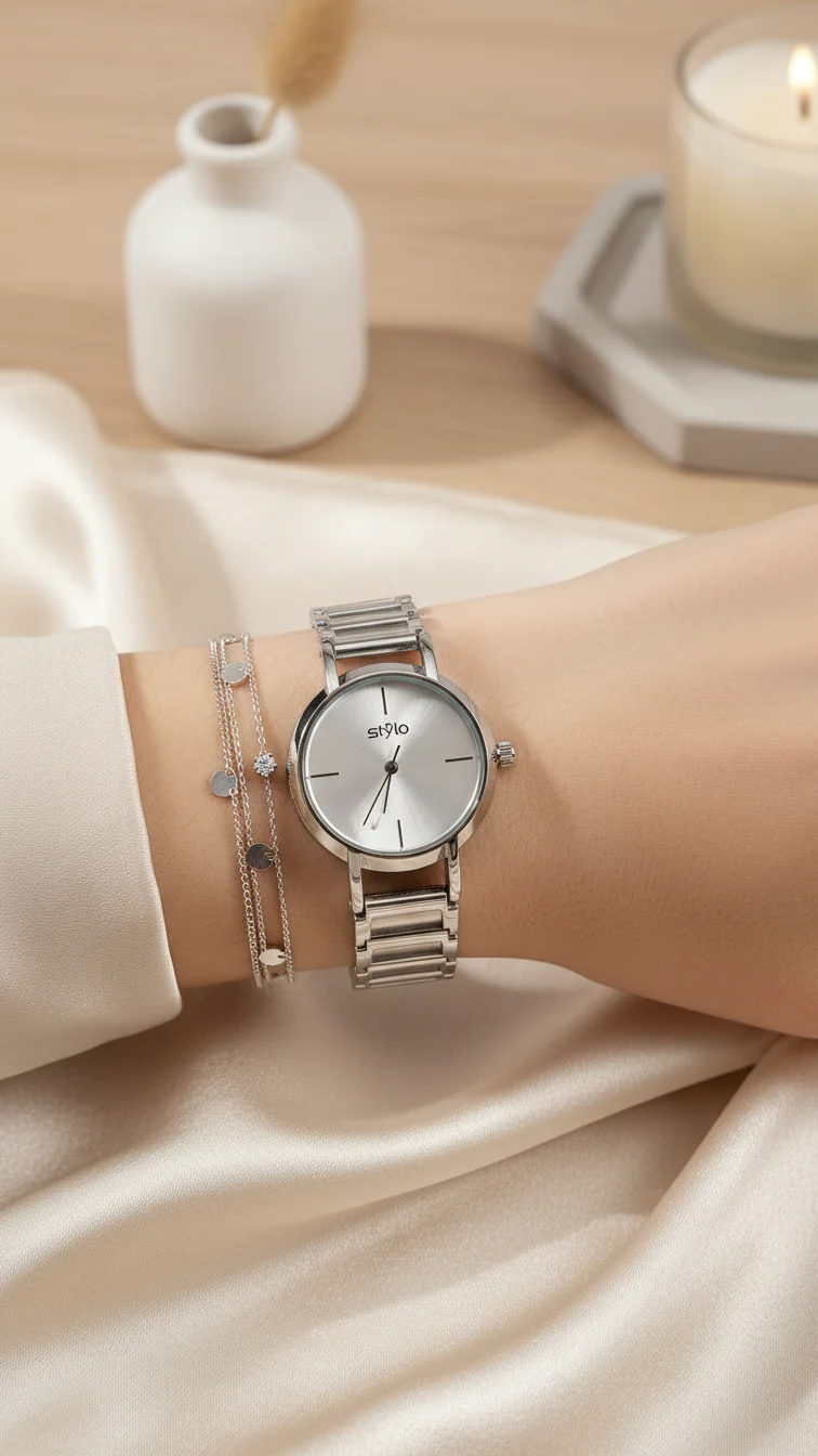 SILVER LADIES WATCH J33926