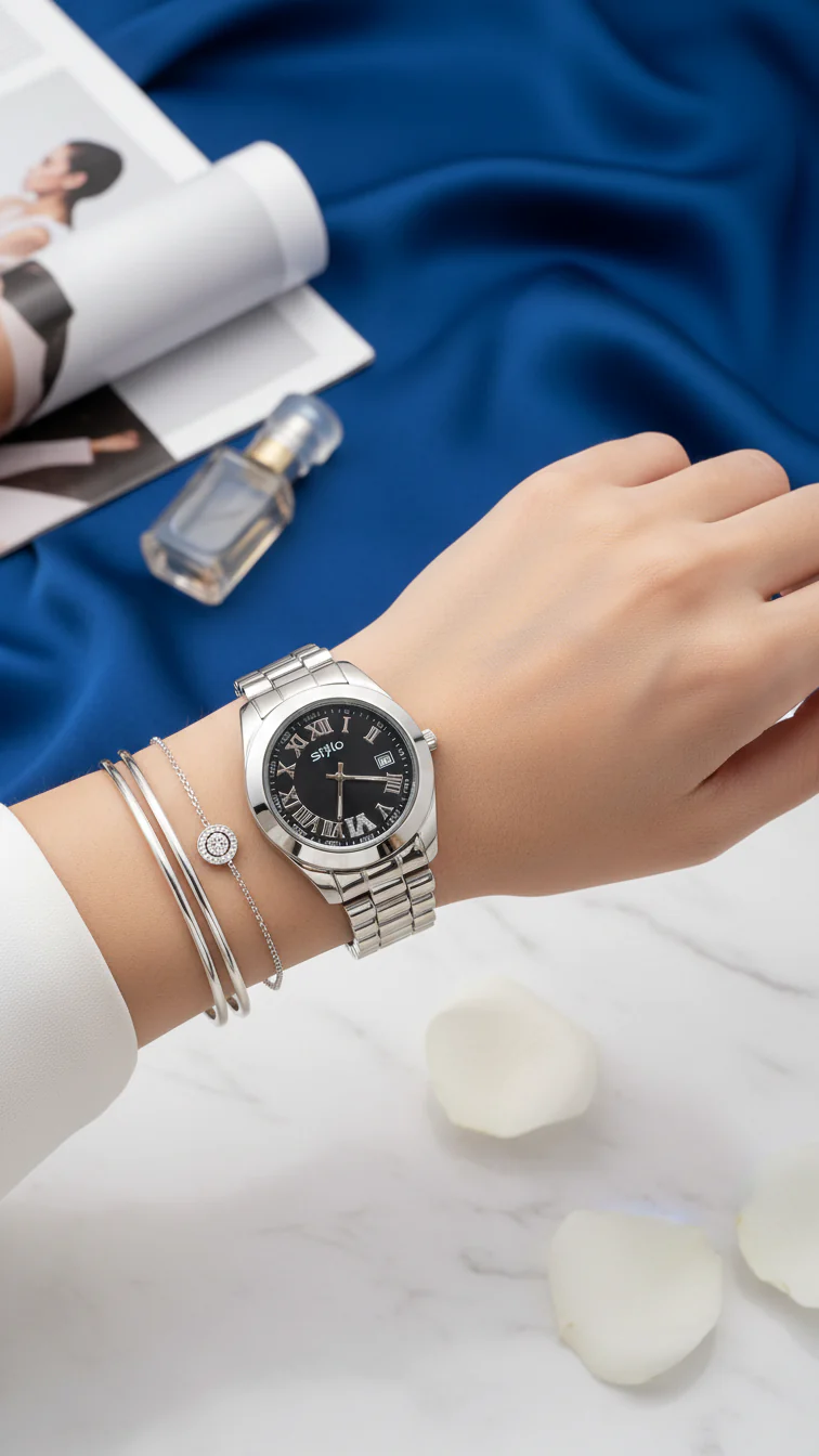 Silver Ladies Watch J34018