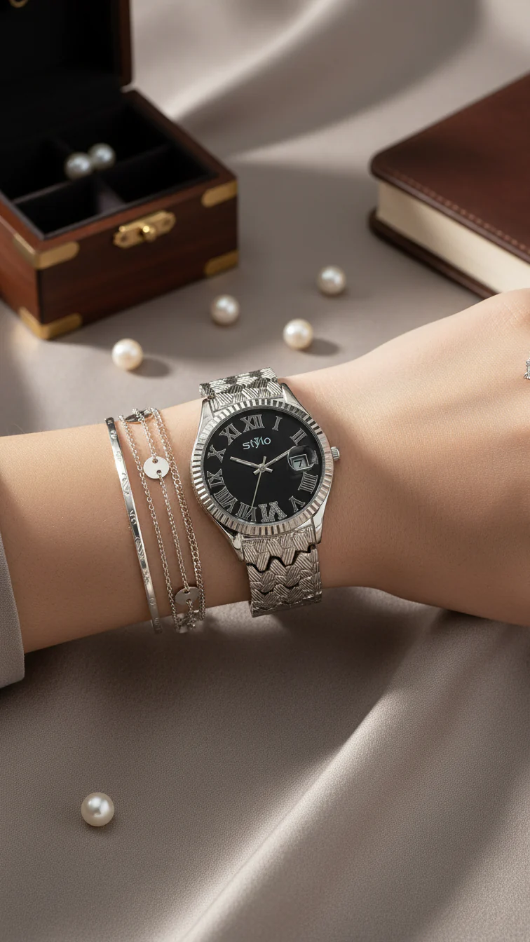 Silver Ladies Watch J34020