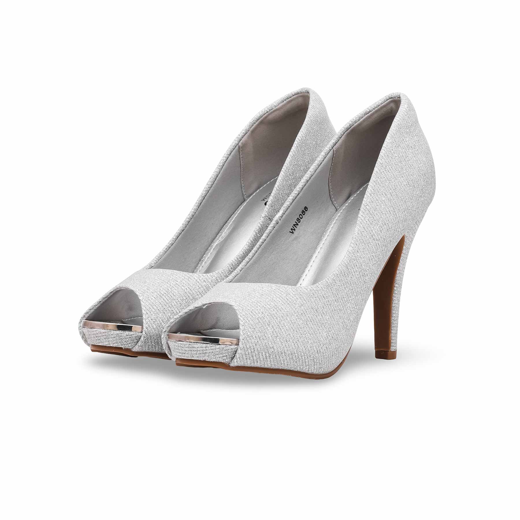 Silver Peep Toes WN8088 - Image 3