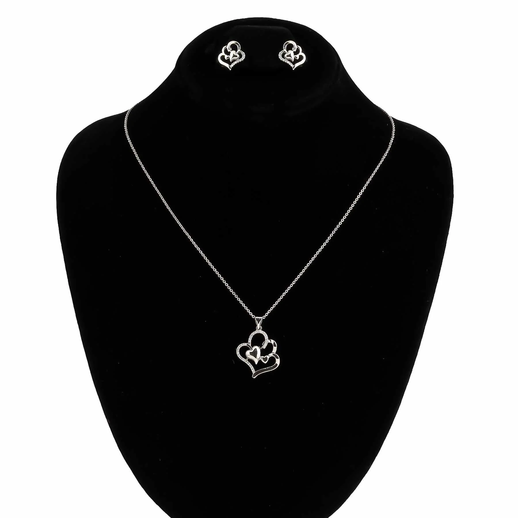 SILVER PENDANT SET J42957 - Image 2