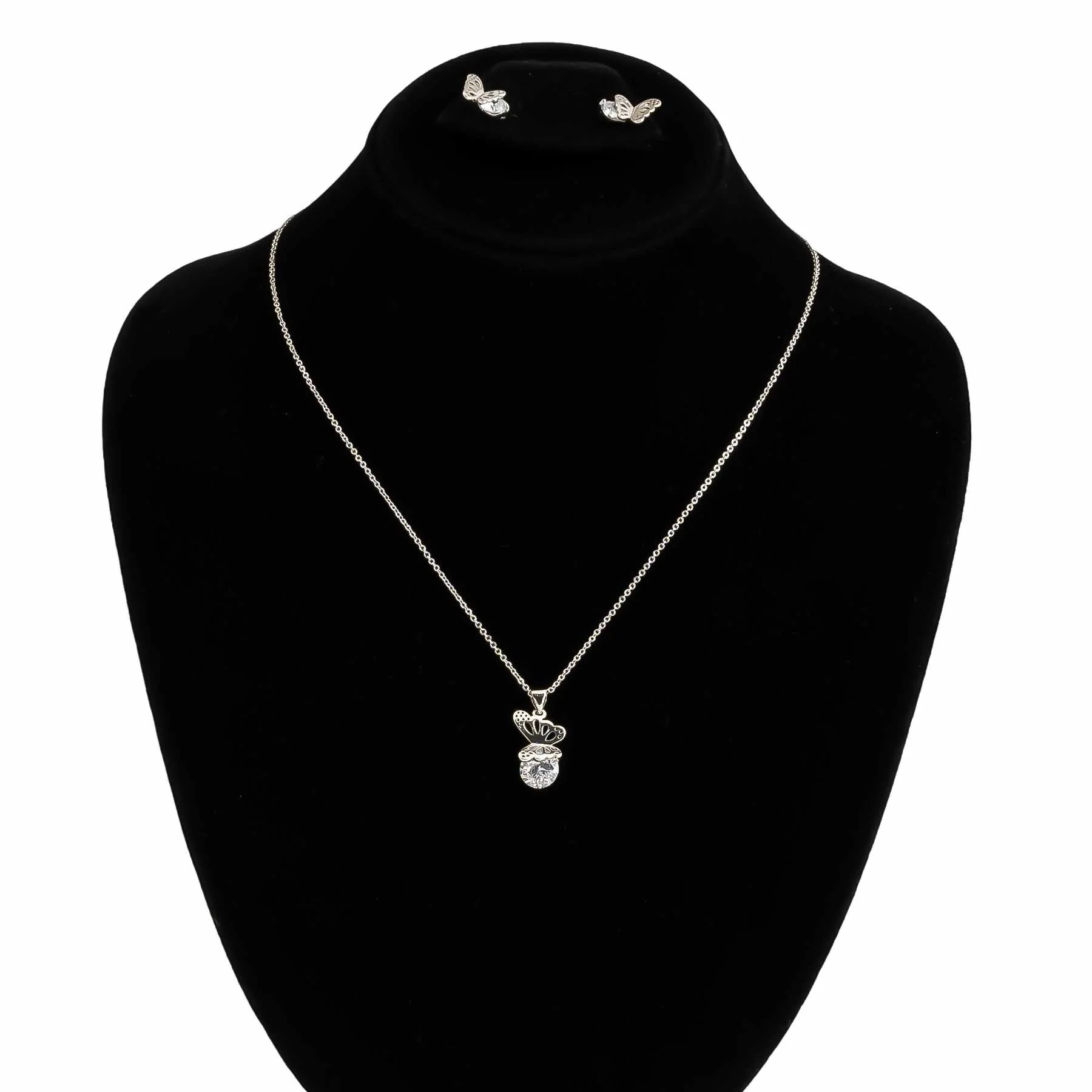 SILVER PENDANT SET J42967 - Image 2