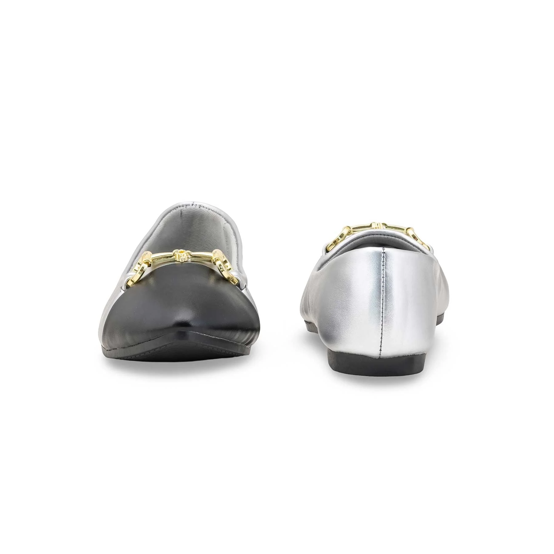Silver Pumps For Ladies WN1310 - Image 5