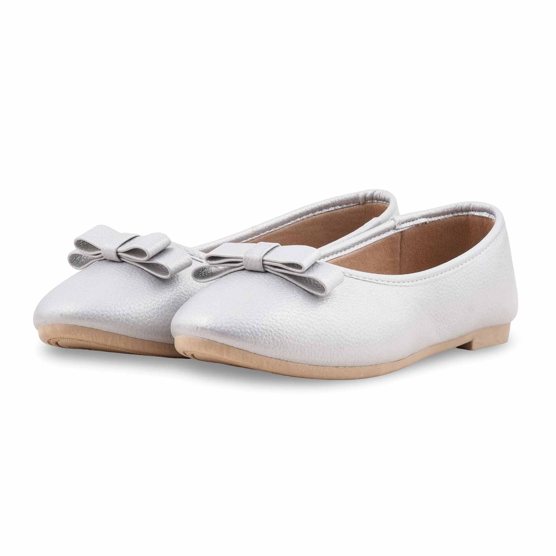 Silver Pumps For Women WN1373 - Image 4
