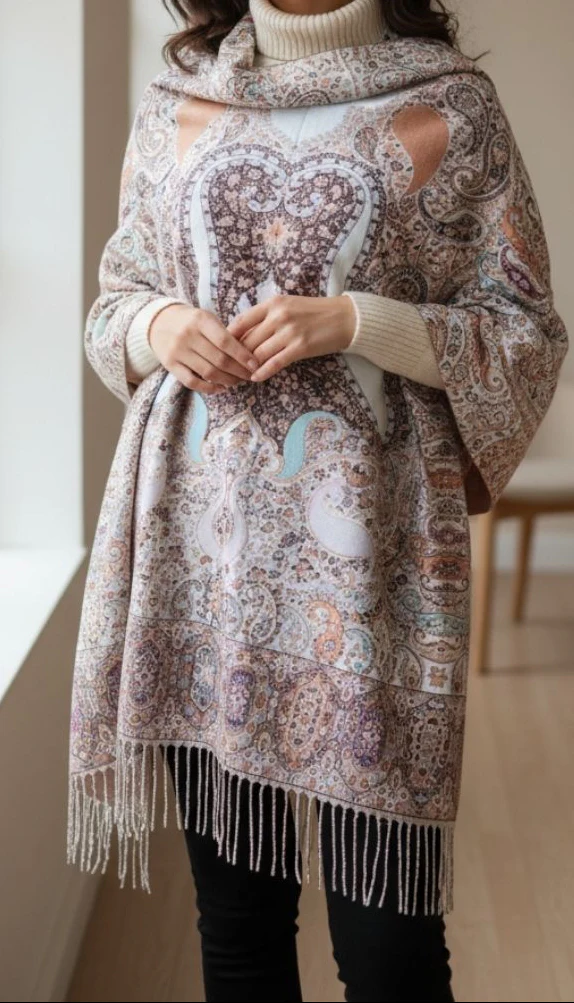 Silver Winter Stole PN5168 - Image 2