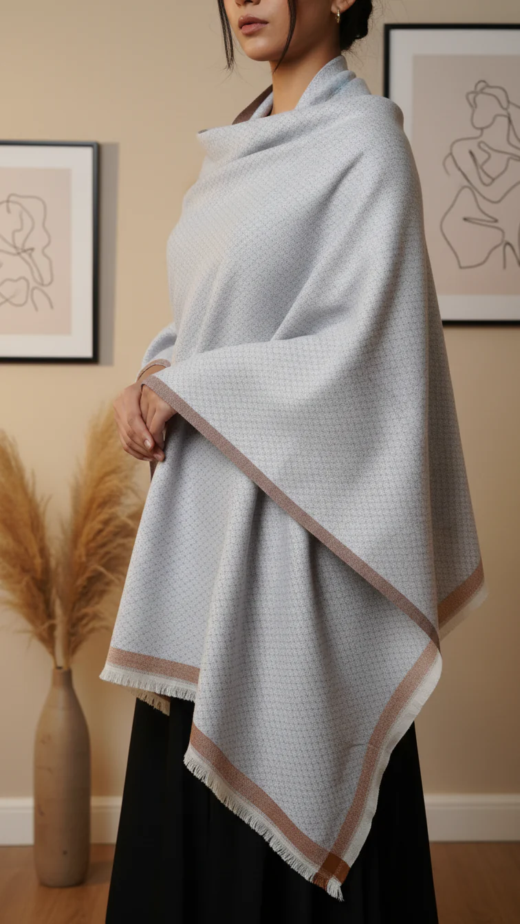 Silver Winter Stole PW5748