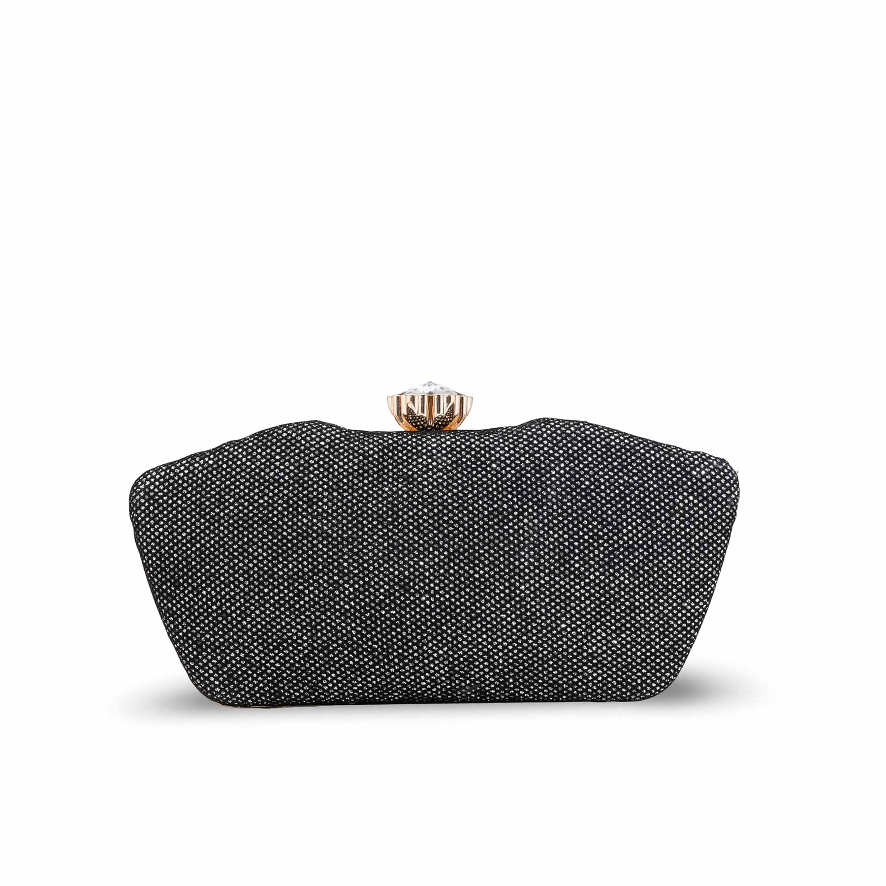 Silver Women Fancy Clutch P15710 - Image 2