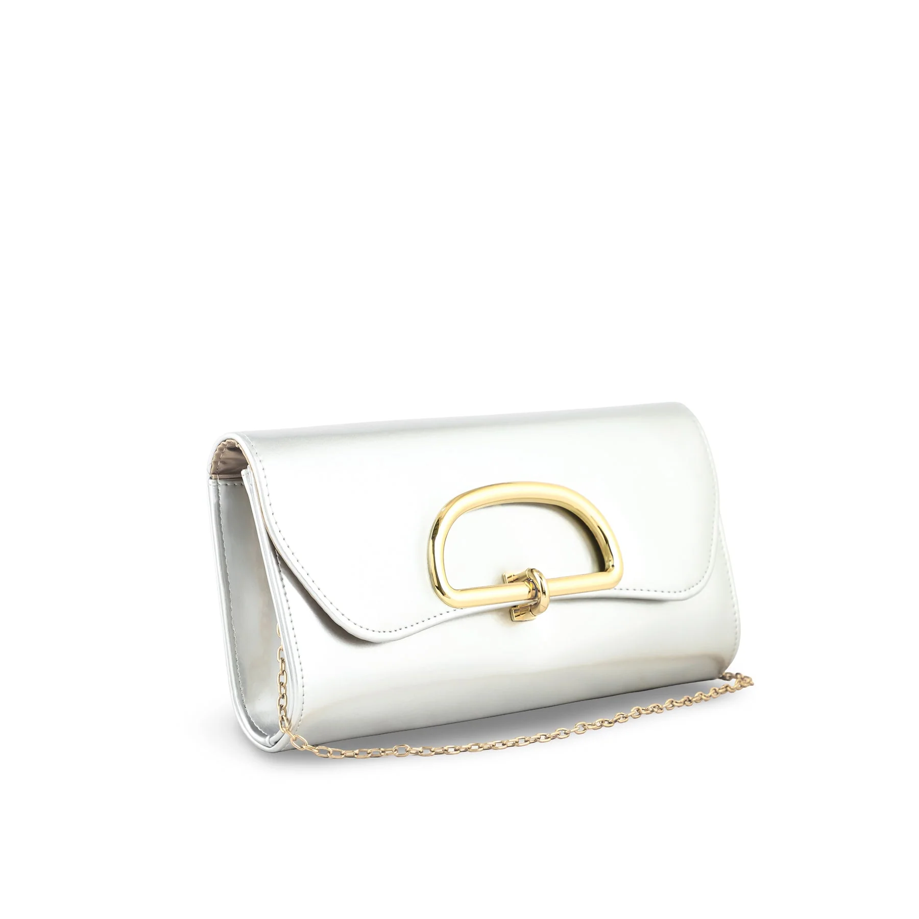 Silver Women Formal Clutch P24214 - Image 3