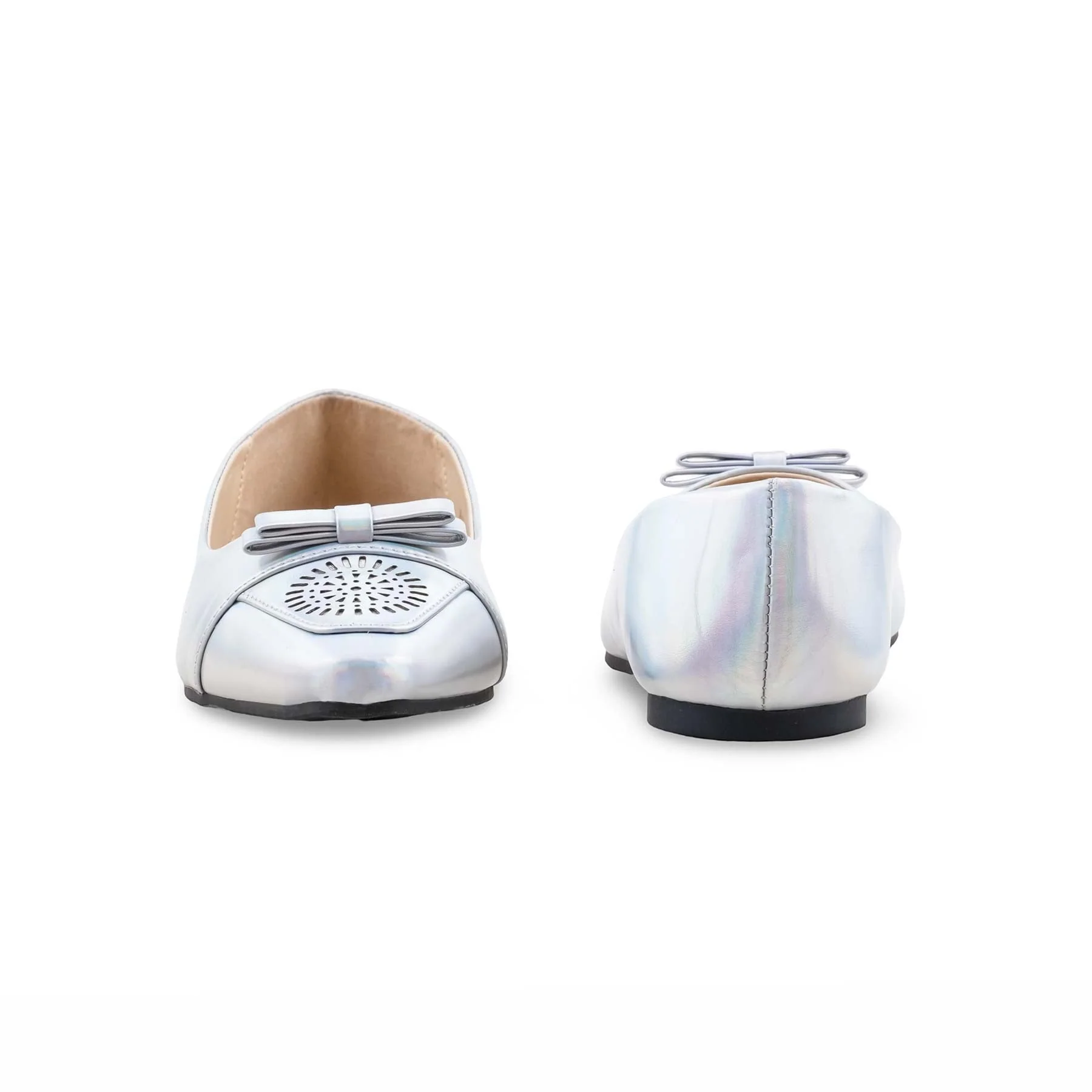 Silver Women Pumps WN1256 - Image 4