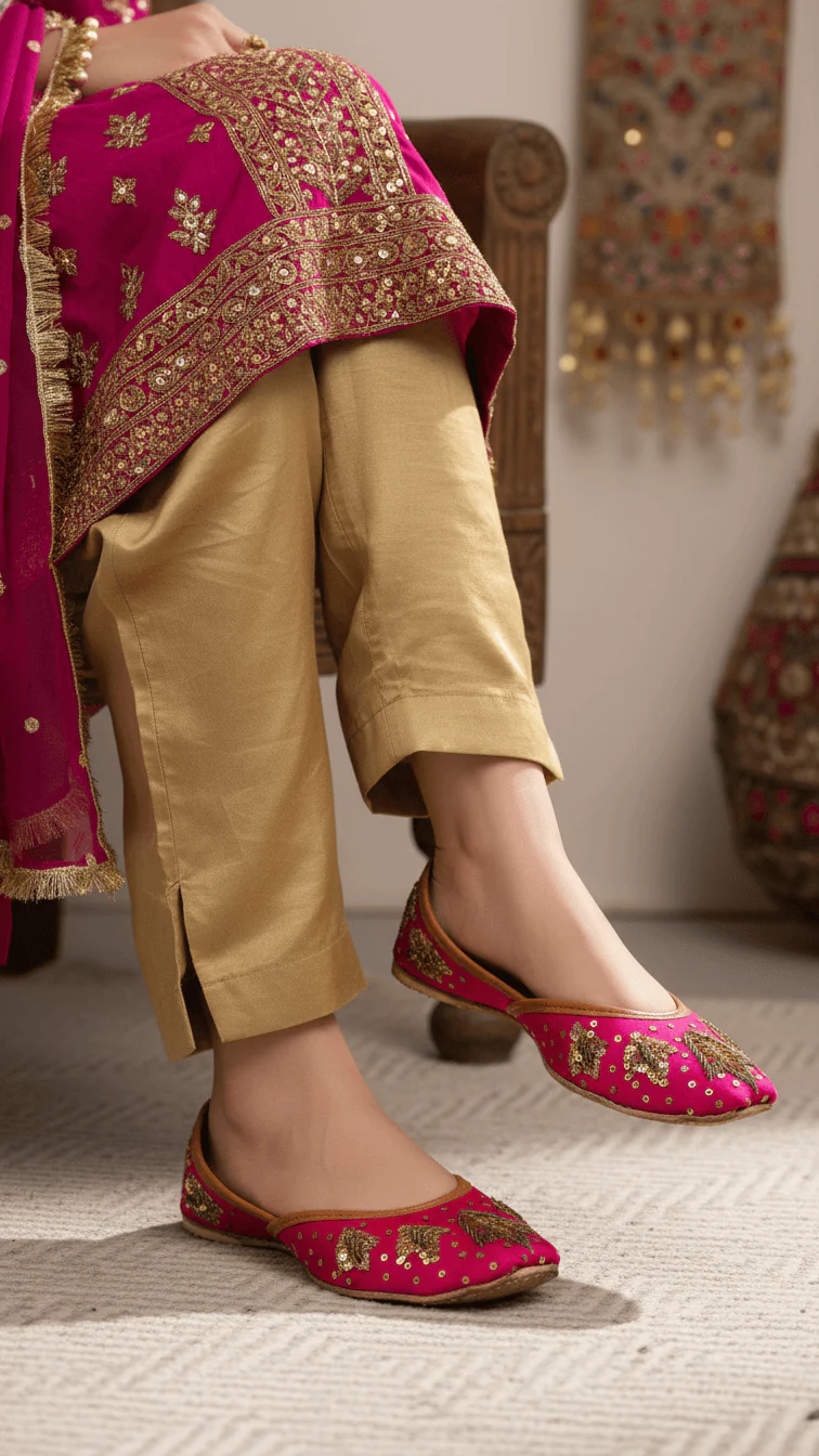 Skpink Fancy Khussa EC8370