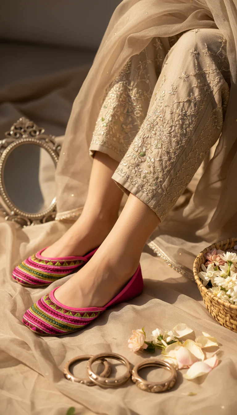 Skpink Khussa For Women EC8689