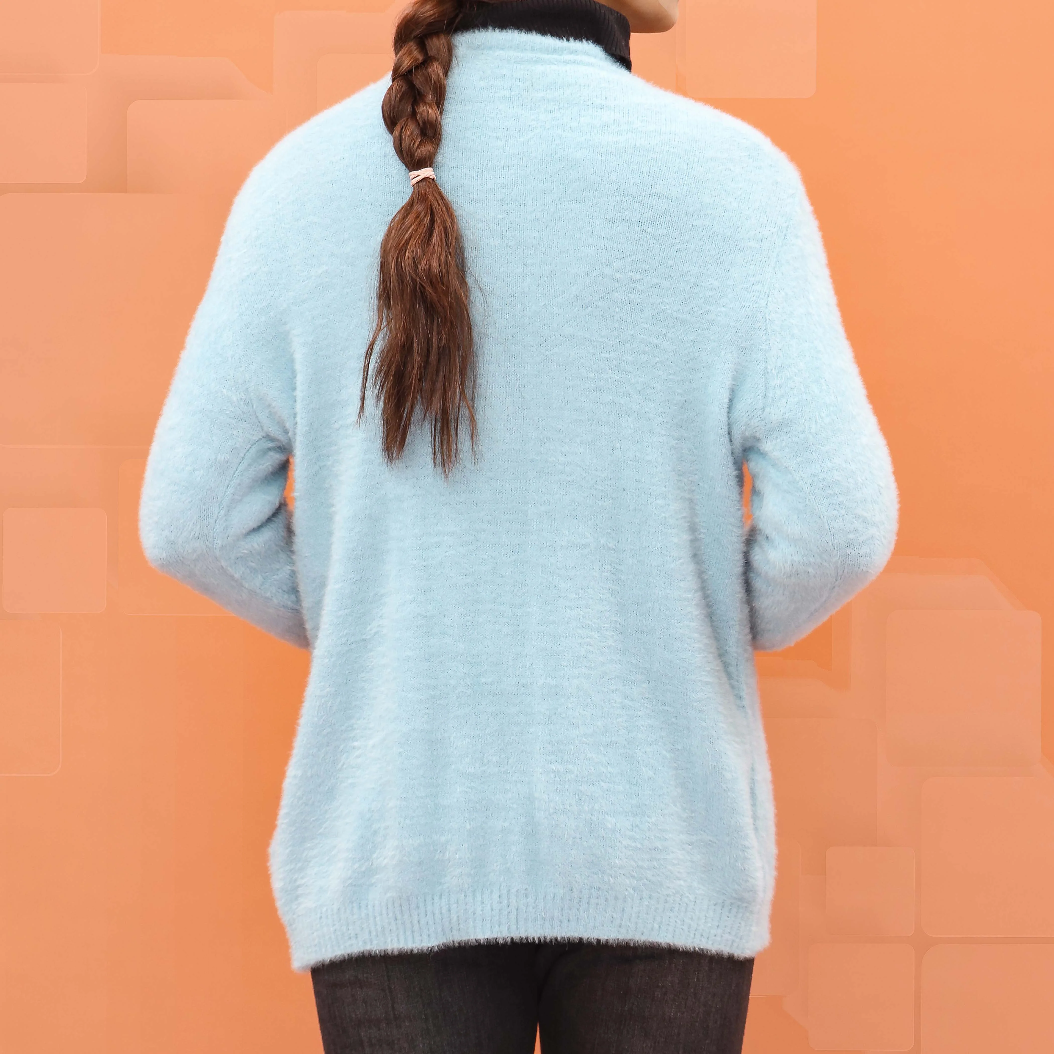Sky Blue Winter Sweater PN4619 - Image 3