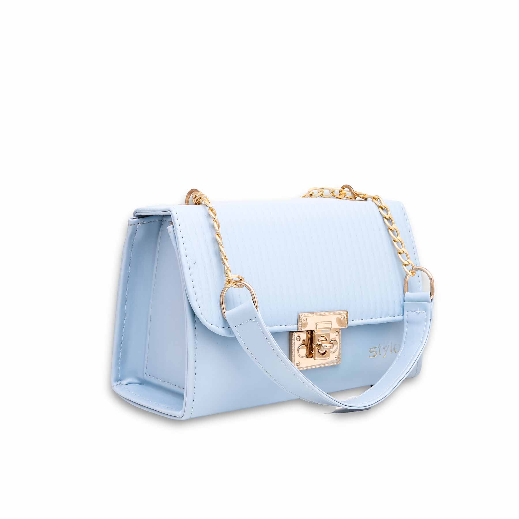 Sky Blue Casual Shoulder Bag P55481 - Image 2