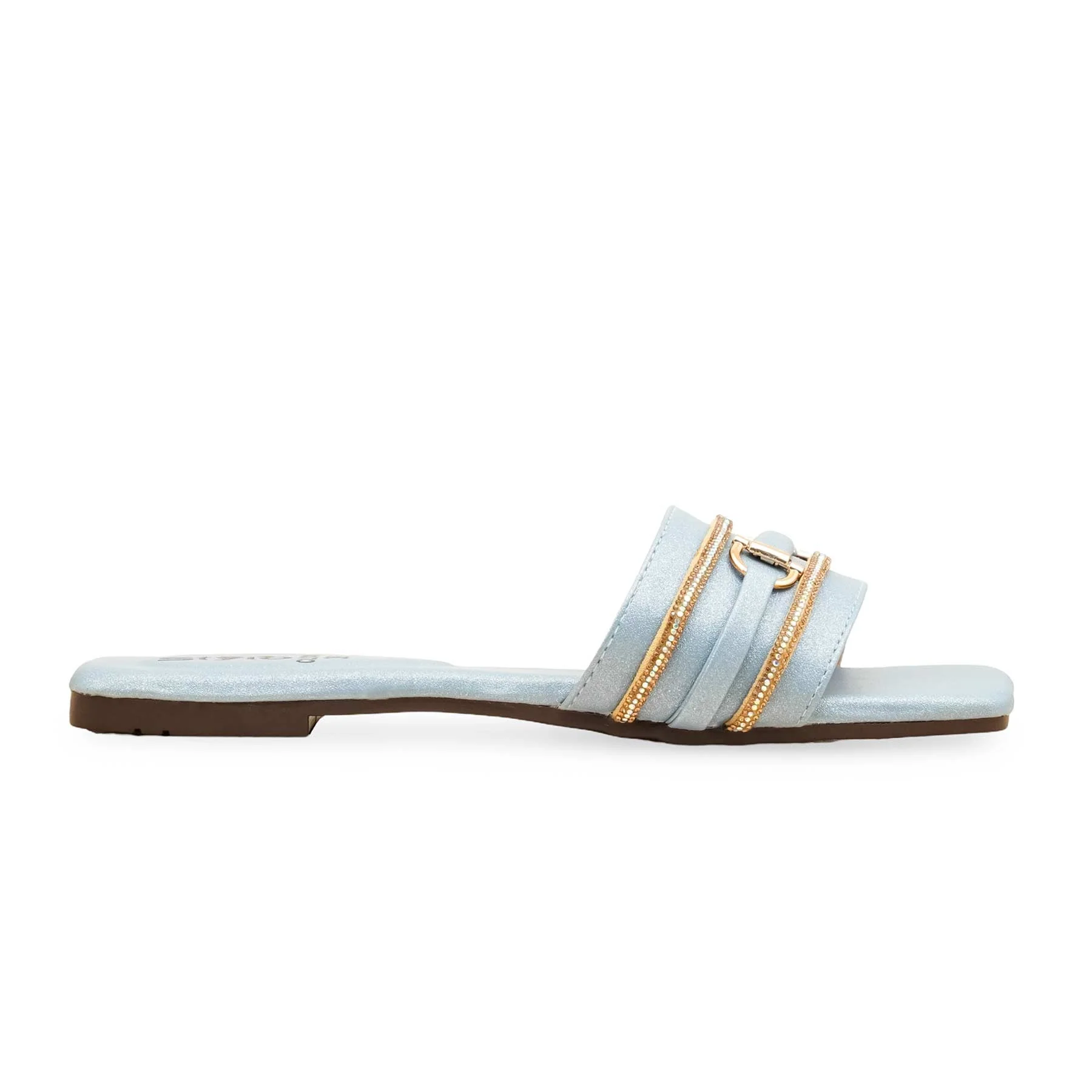 Sky Blue Casual Slipper For Ladies CL2101 - Image 2