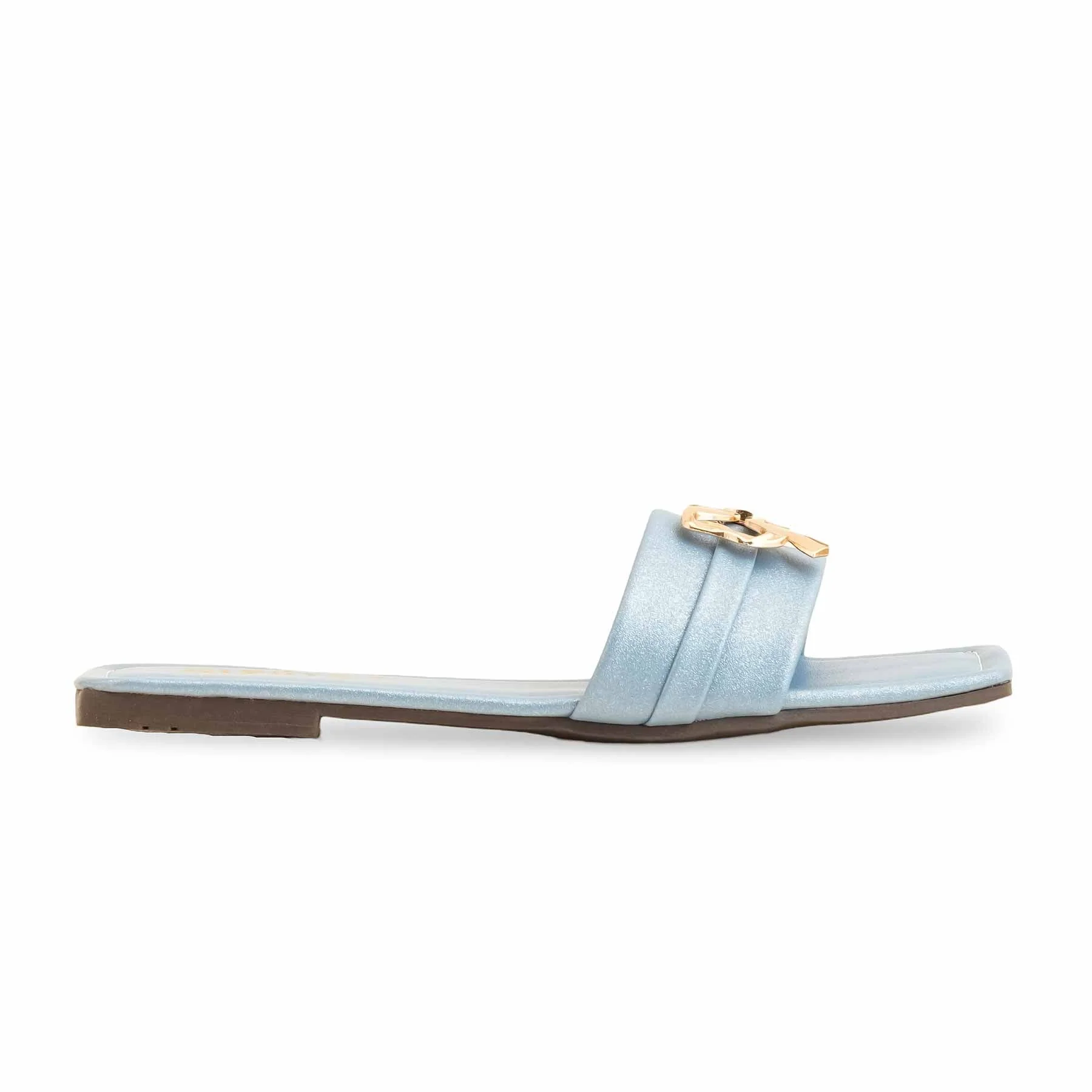 Sky Blue Casual Slipper For Women CL1970 - Image 2
