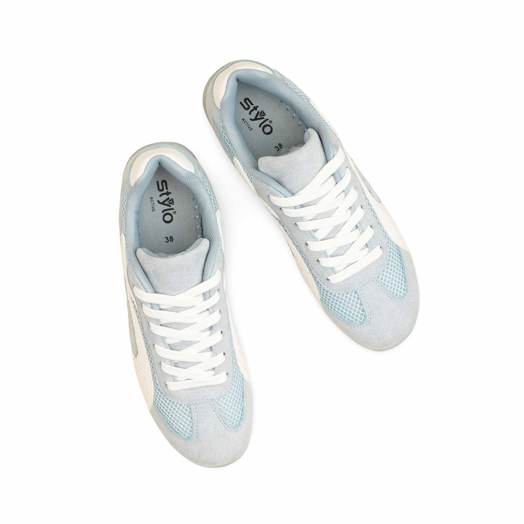 Sky Blue Casual Sneaker For Ladies AT7495 - Image 5