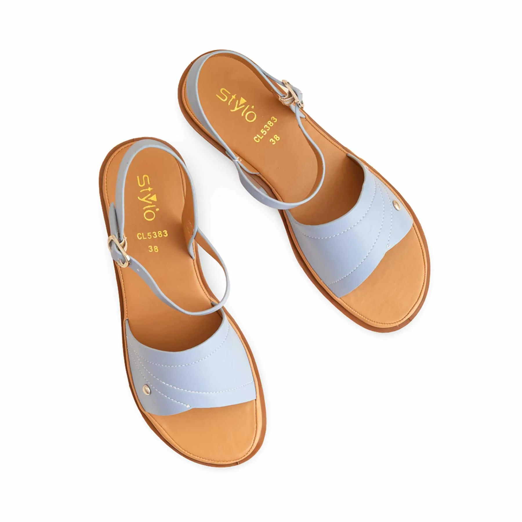 Sky Blue Casual Sandal CL5383 - Image 4