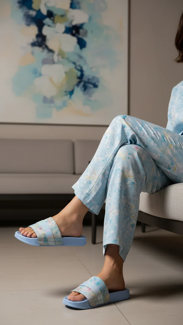 Sky Blue Casual Softy For Ladies CL9399