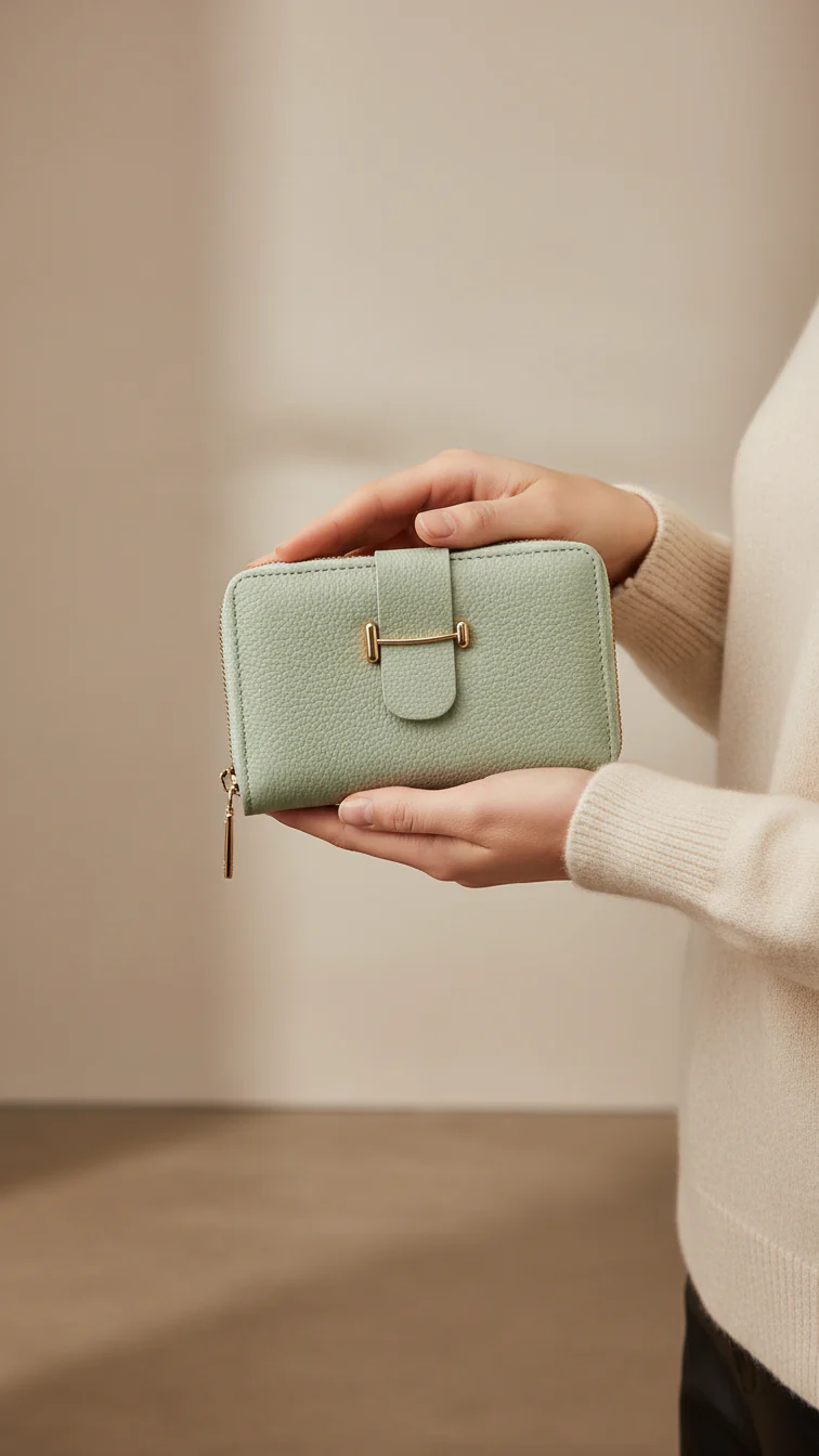 Sky Blue Casual Wallet For Women P71126