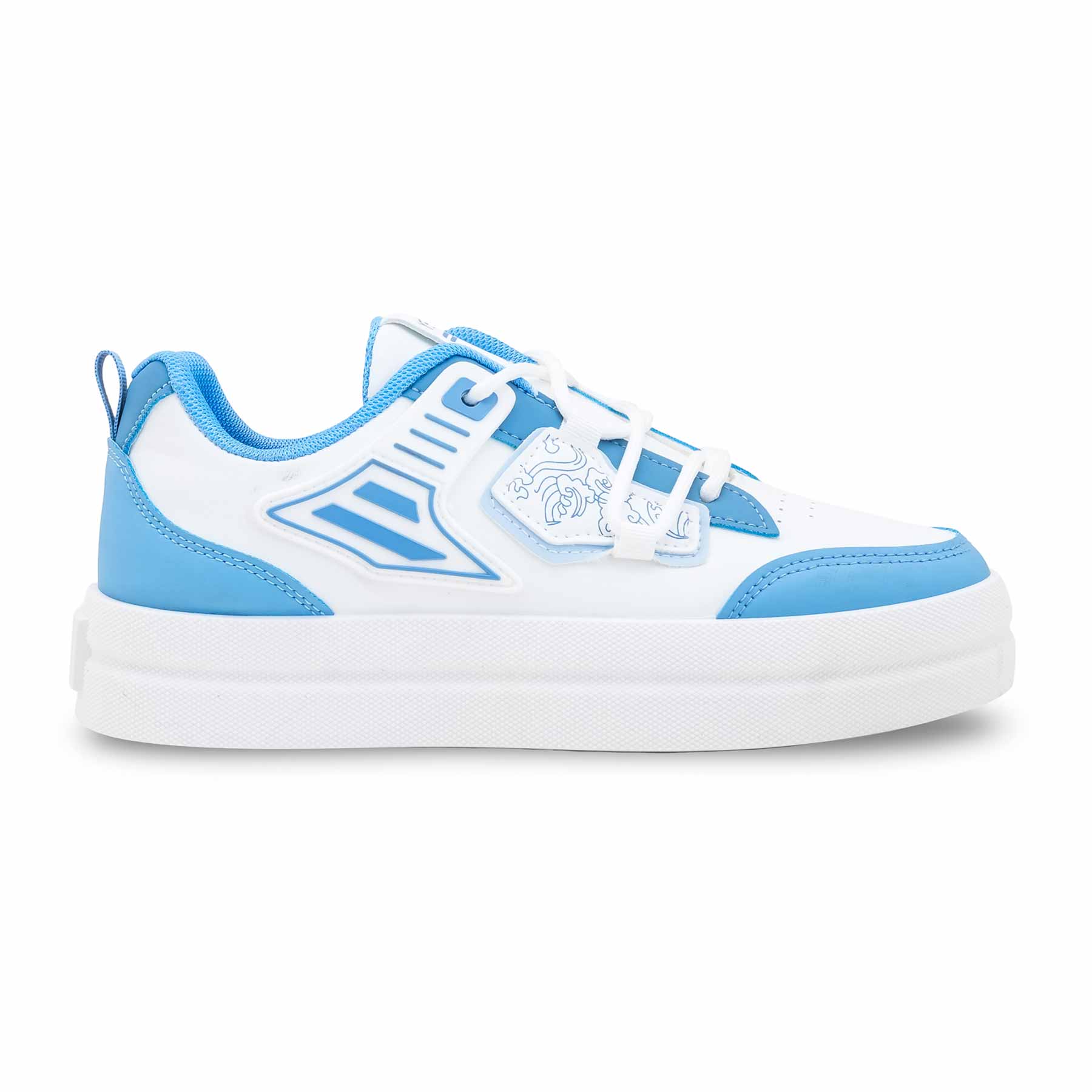 Sky Blue Causal Sneaker For Women AT7446 - Image 2