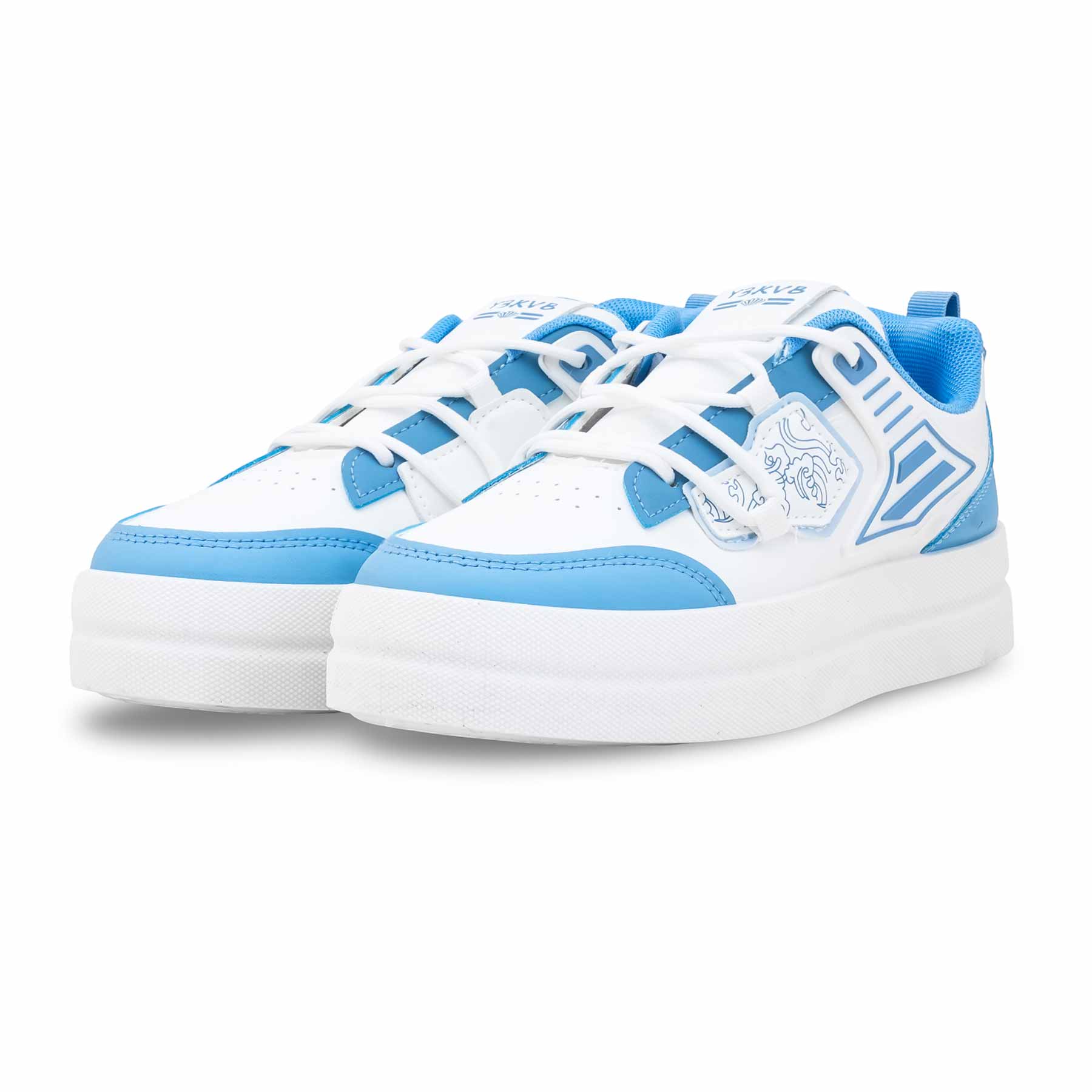 Sky Blue Causal Sneaker For Women AT7446 - Image 3