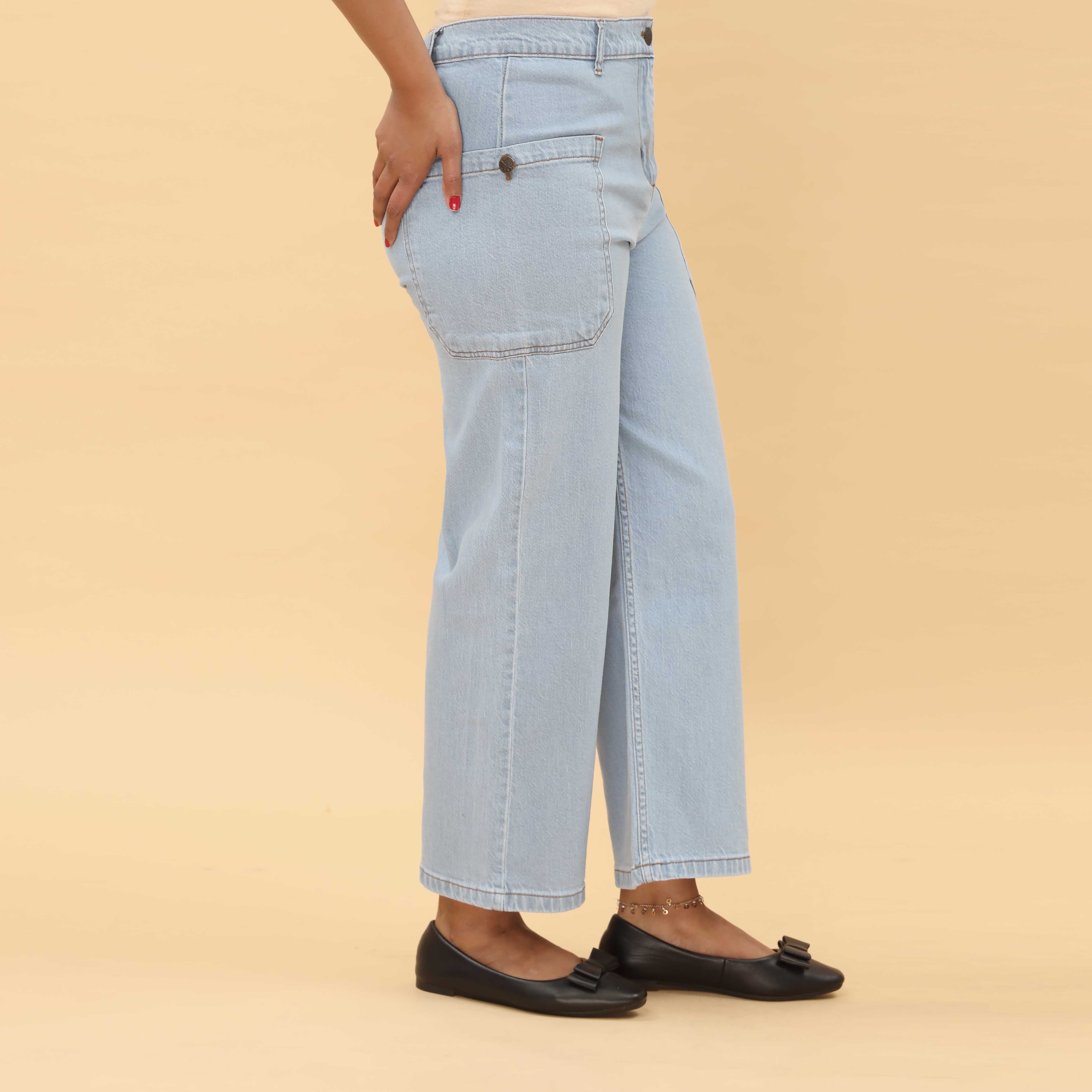 Sky Blue Denim Pant PP5000 - Image 4