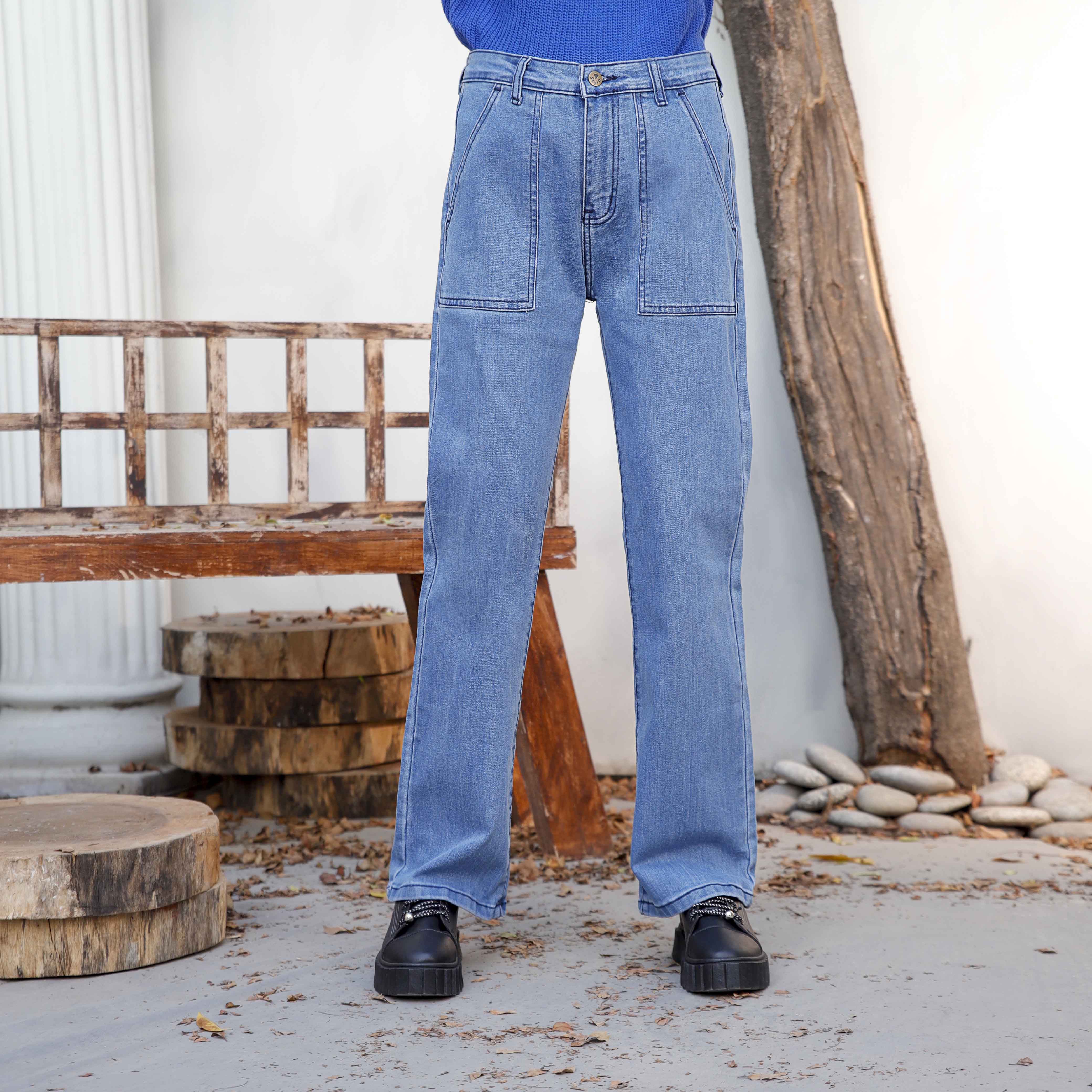 Sky Blue Denim pant PS9522 - Image 2