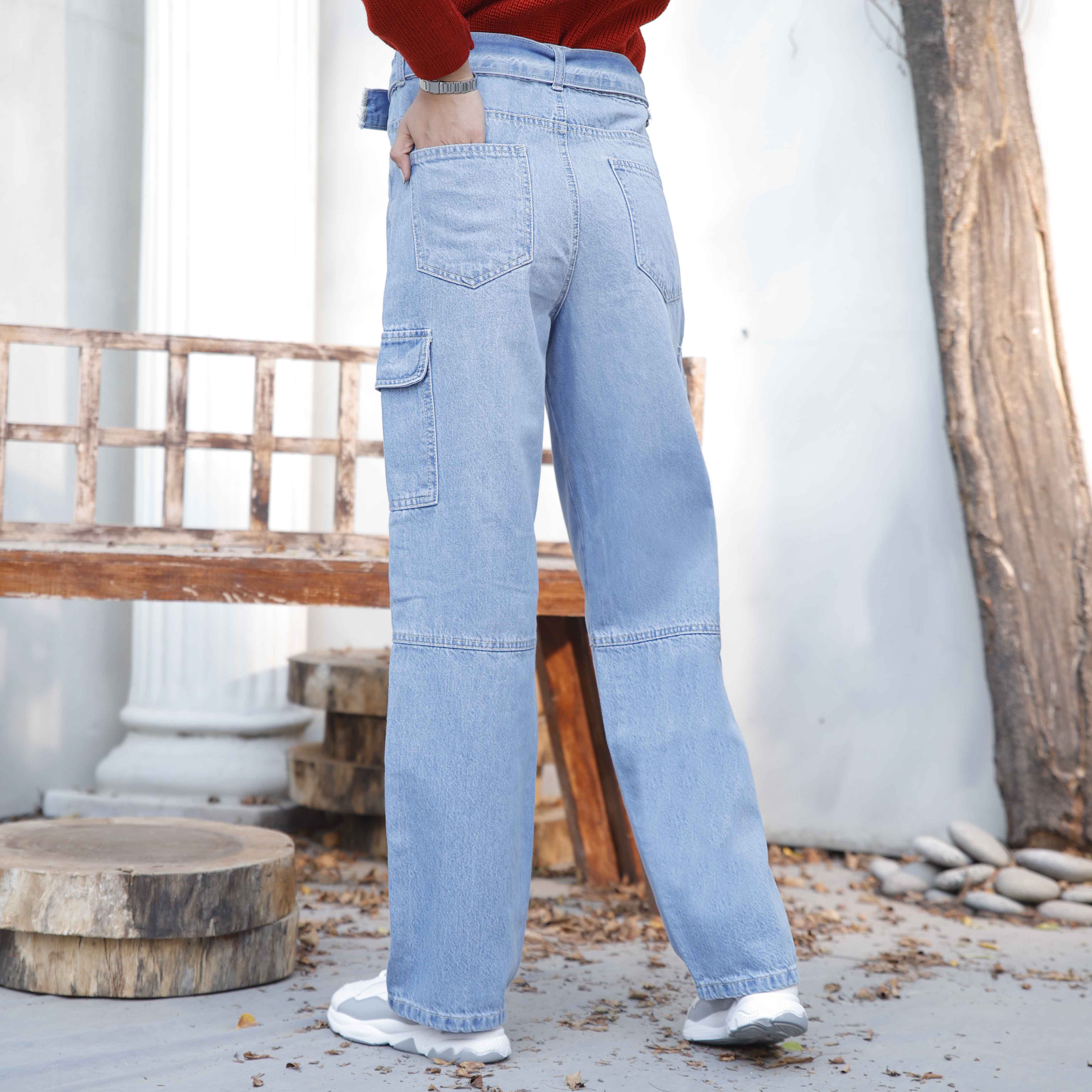Sky Blue Denim pant PS9528 - Image 4