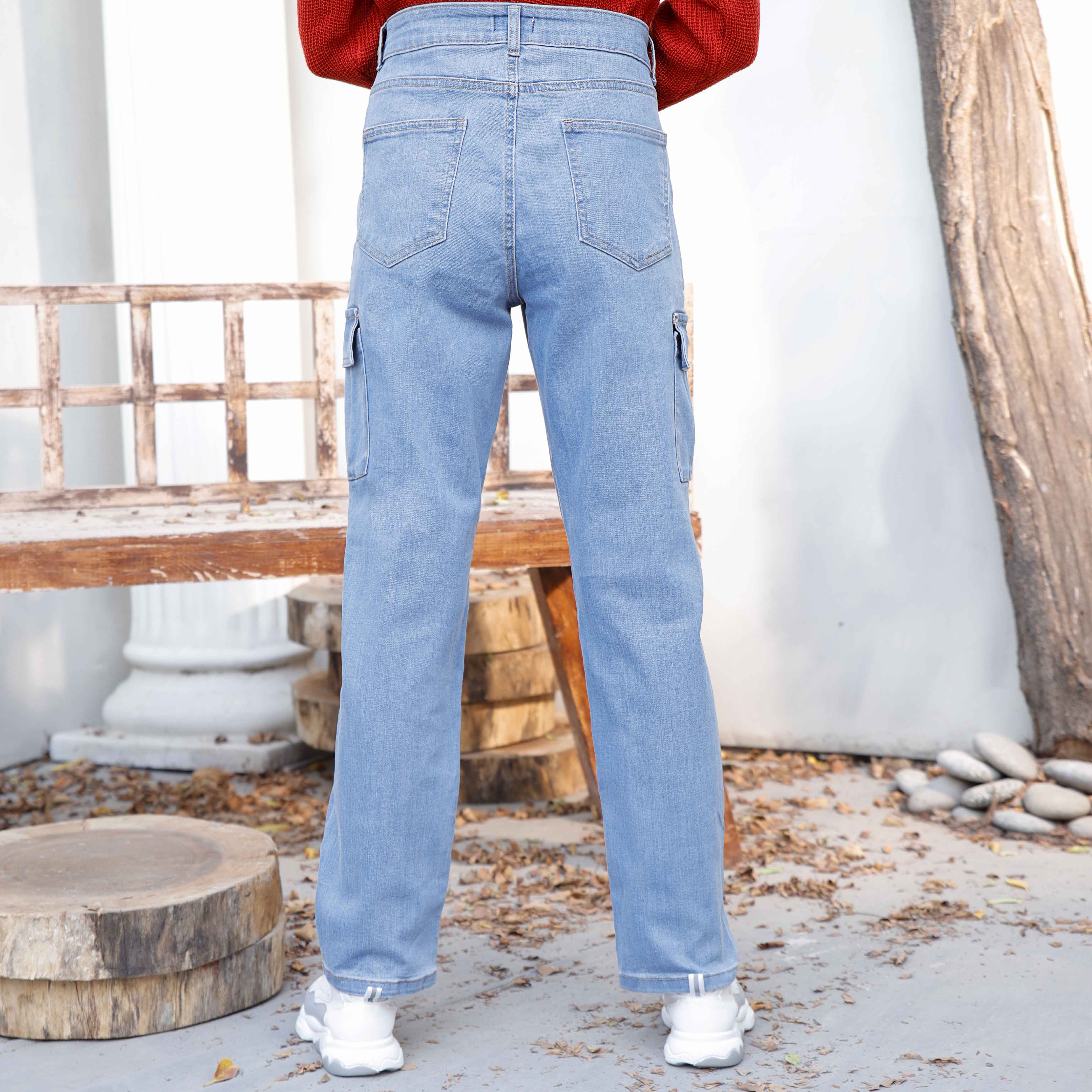 Sky Blue Denim pant PS9530 - Image 4