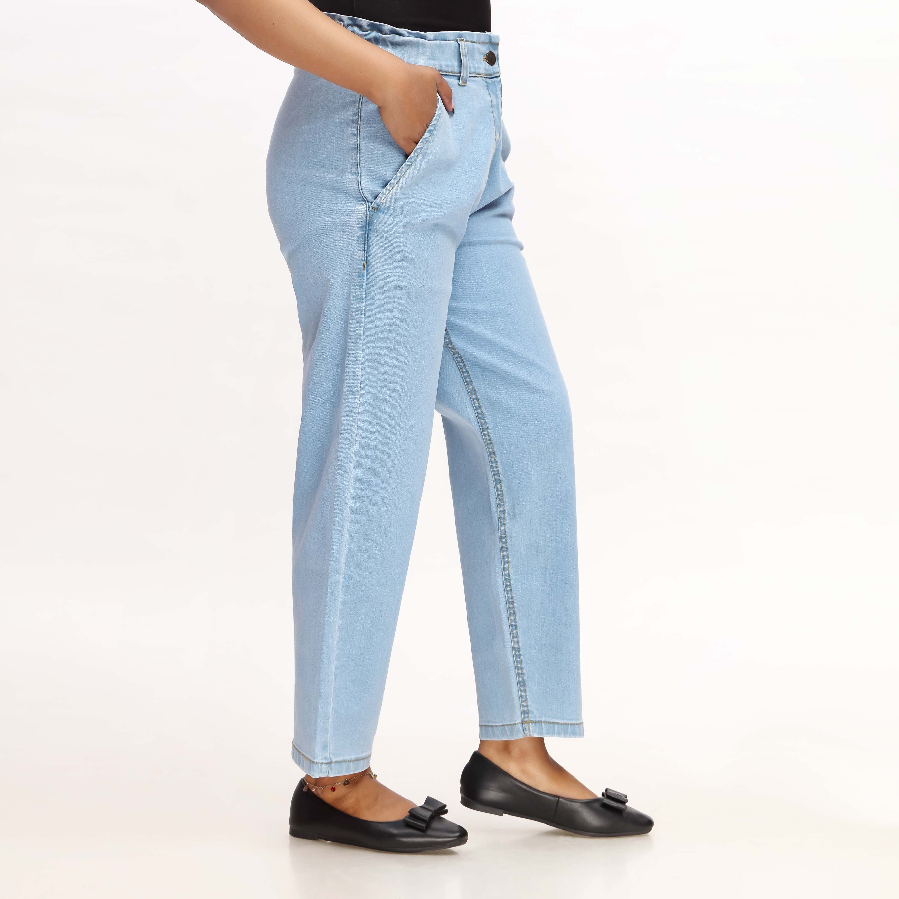 Sky Blue Denim Pants PS9513 - Image 3